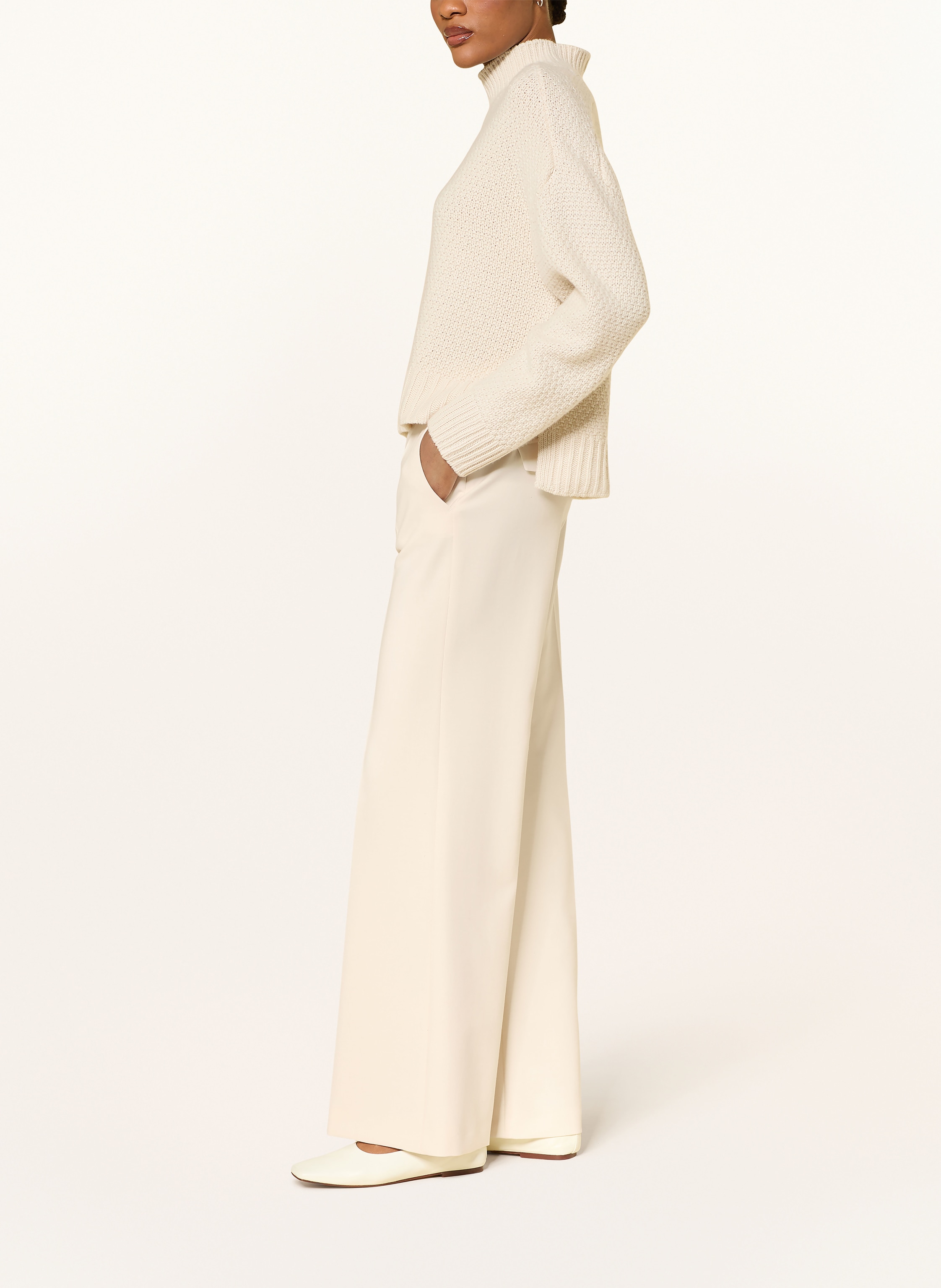 Thumbnail - Windsor. Marlenehose weiss