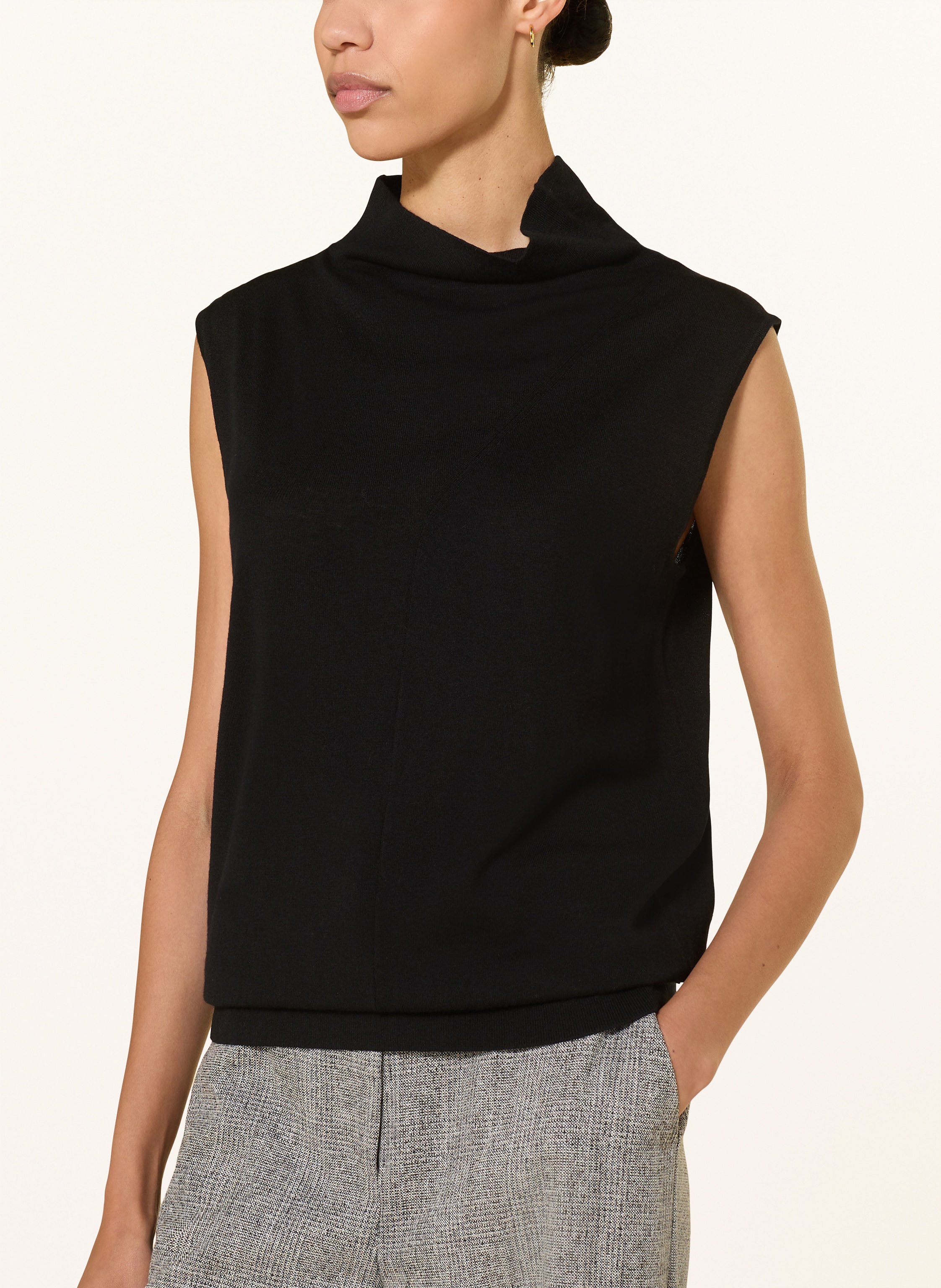 Thumbnail - Reiss Stricktop Harper schwarz