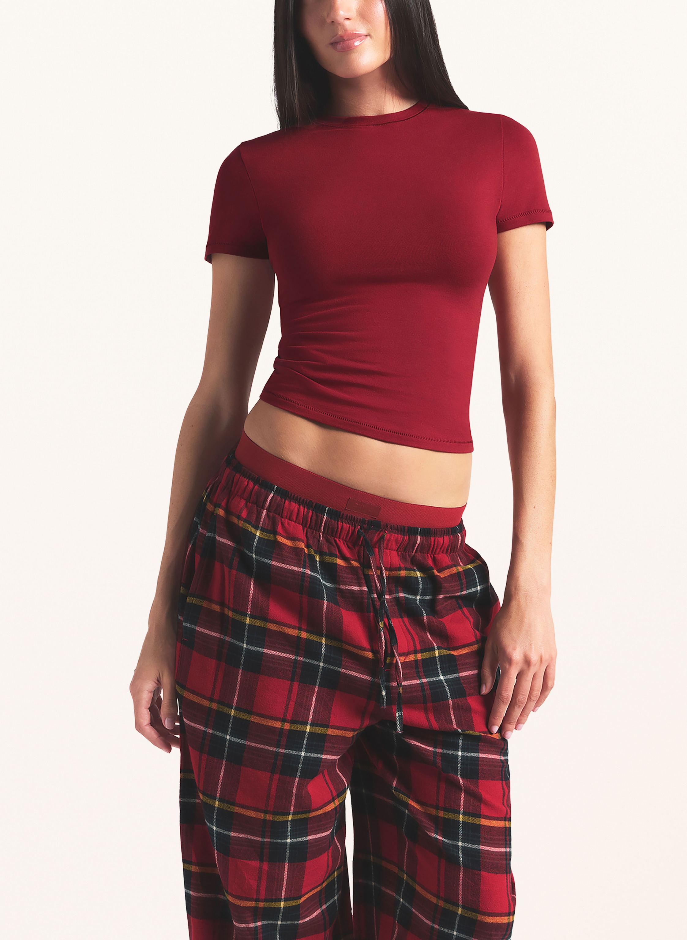 Thumbnail - Skims Lounge-Shirt Cotton Jersey braun