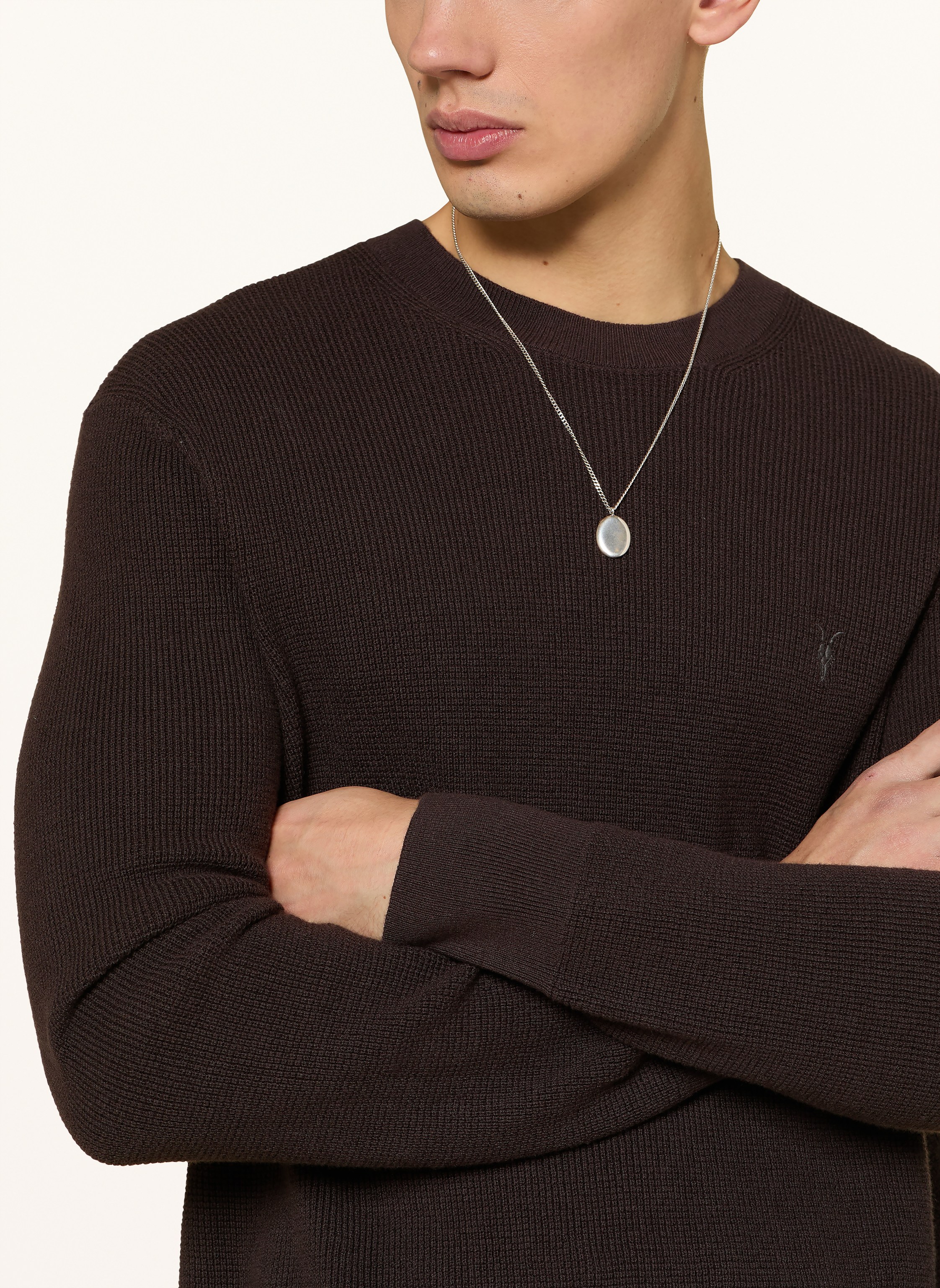 Thumbnail - Allsaints Pullover Aspen braun