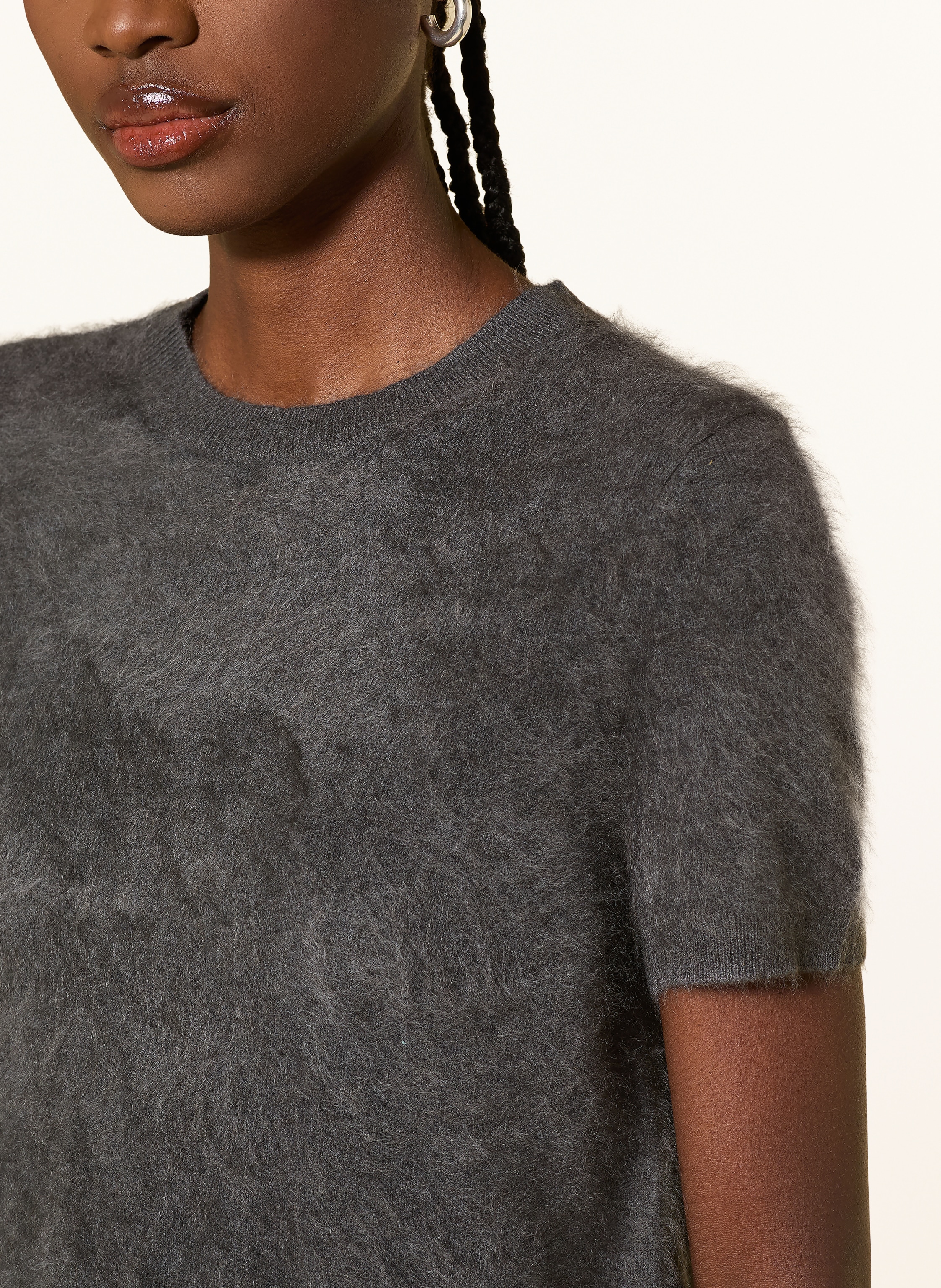 Thumbnail - Allsaints Strickshirt Rebel Aus Cashmere grau