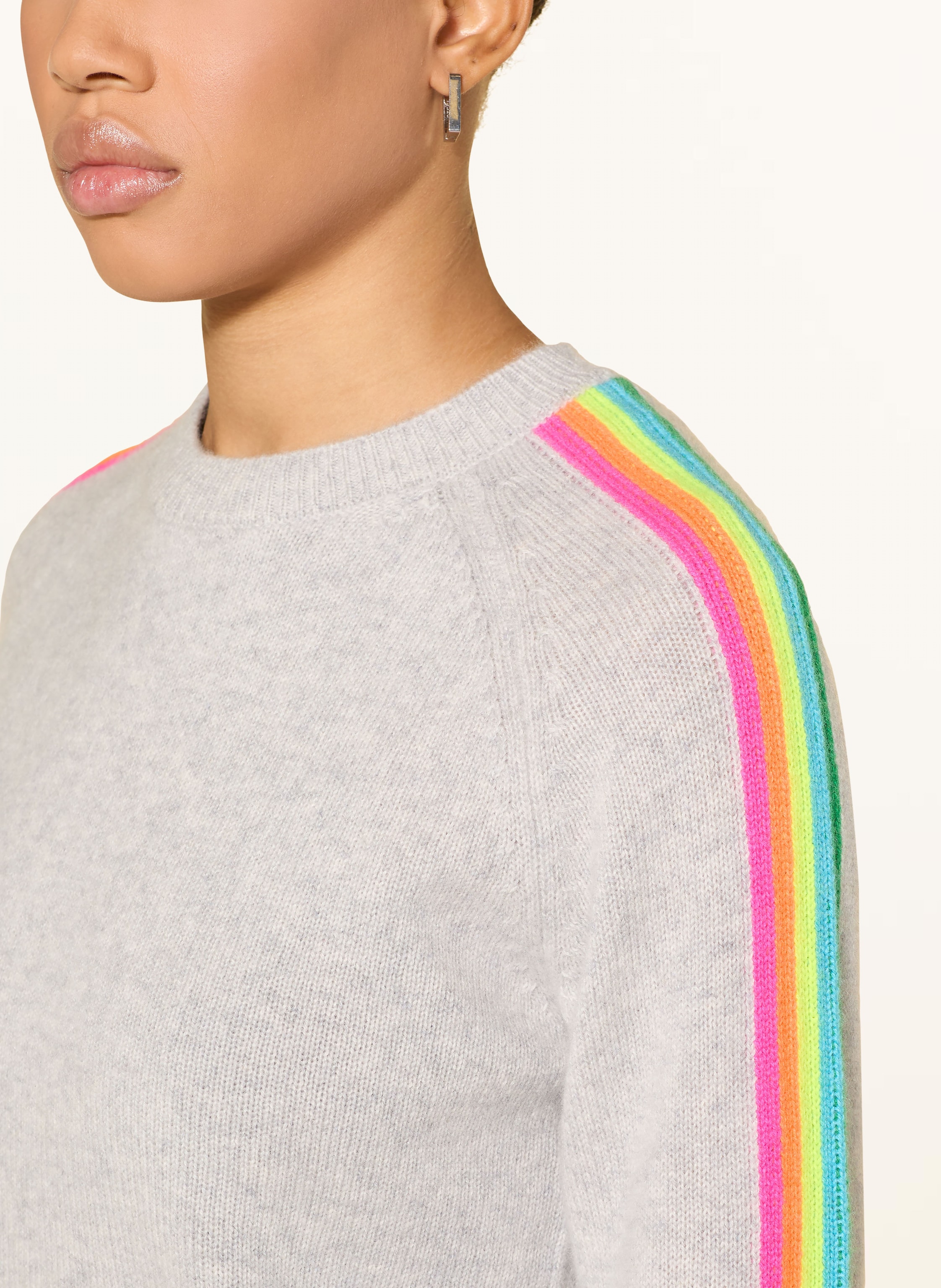 Thumbnail - From Future Cashmere-Pullover grau