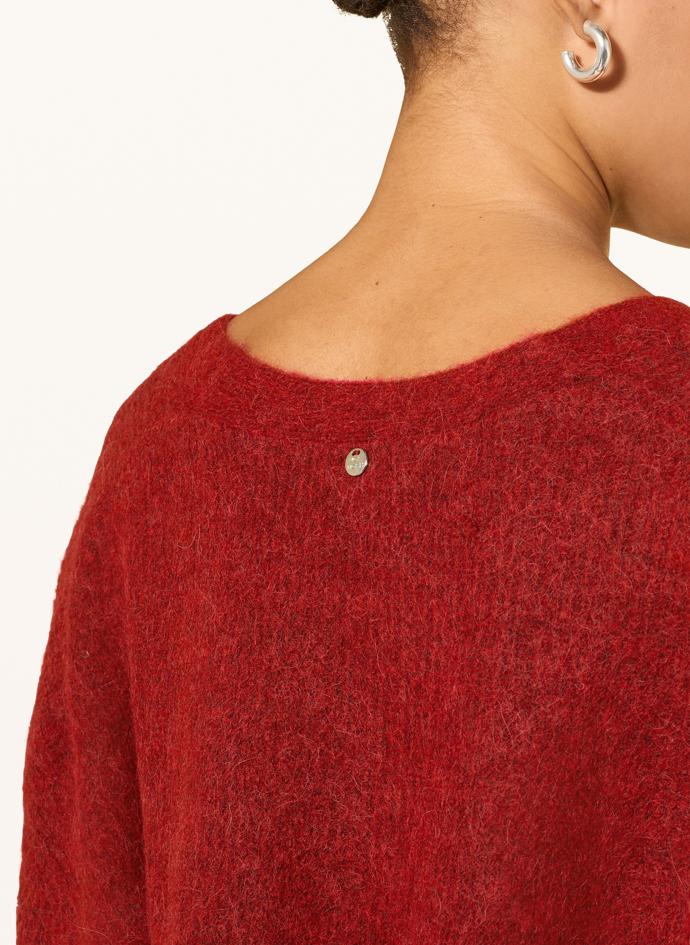 Thumbnail - Mos Mosh Oversized-Strickjacke Thora Mit Alpaka rot