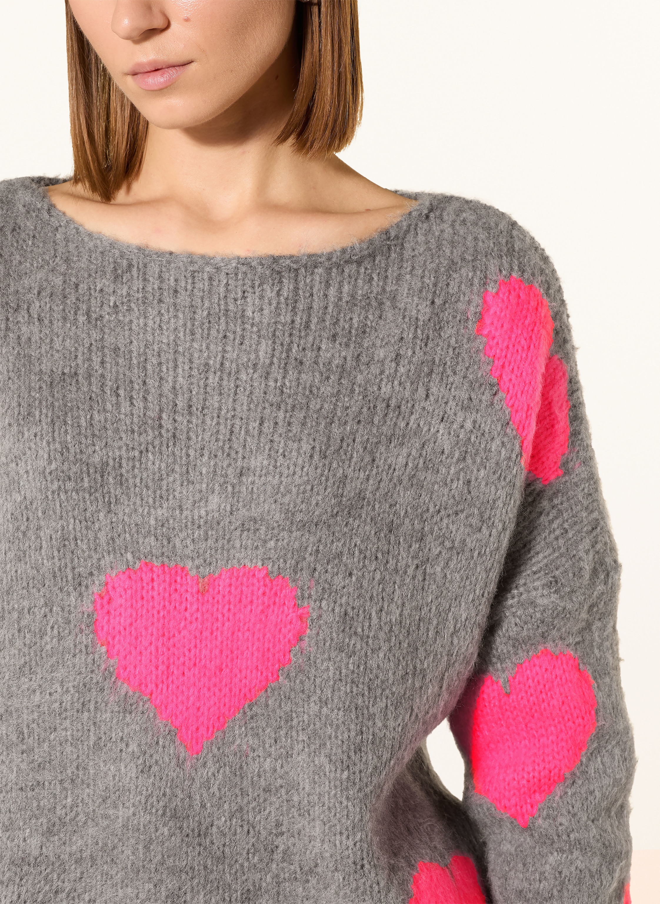 Thumbnail - Miss Goodlife Pullover grau