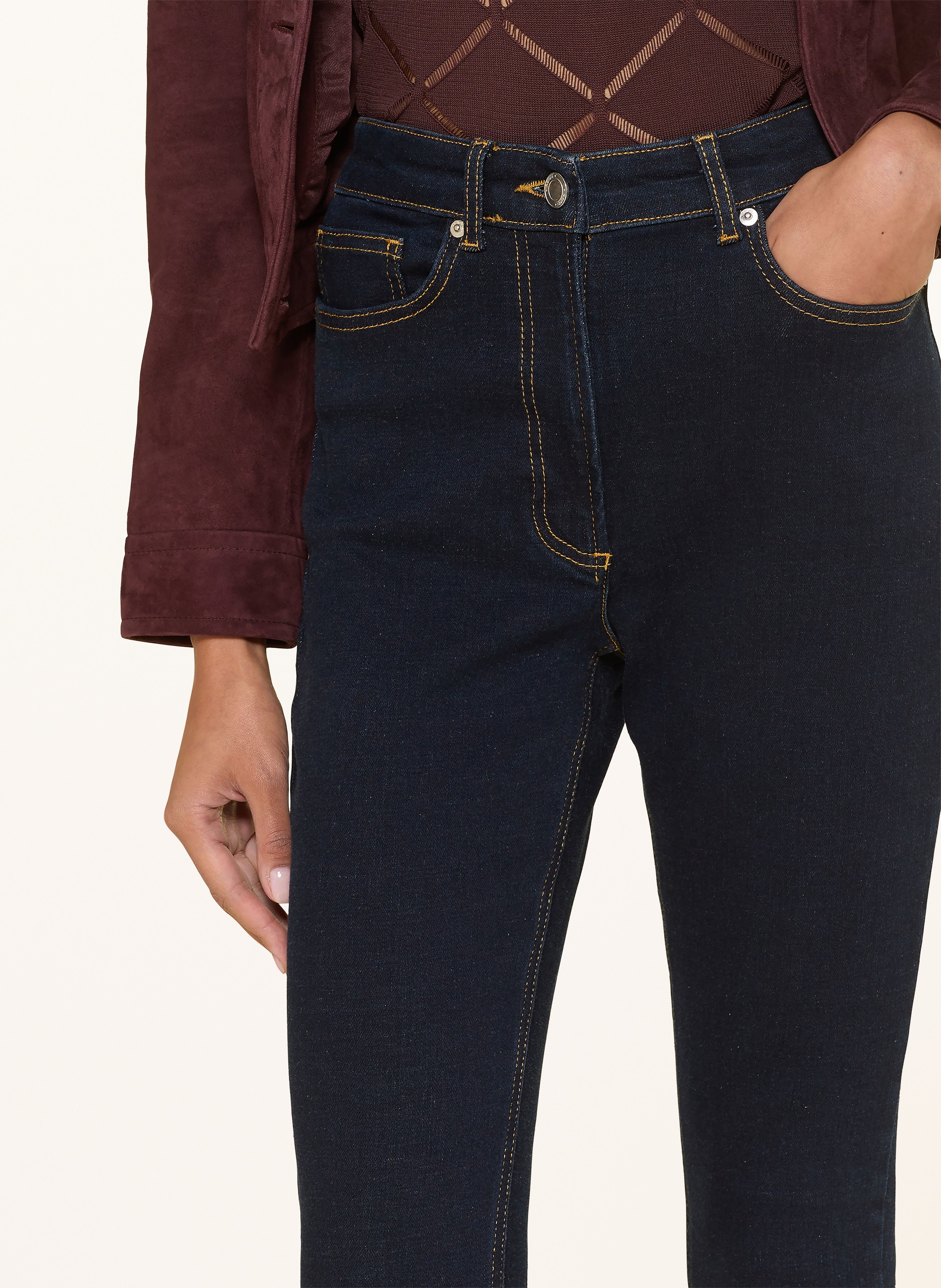Thumbnail - Reiss Skinny Jeans Hattie blau