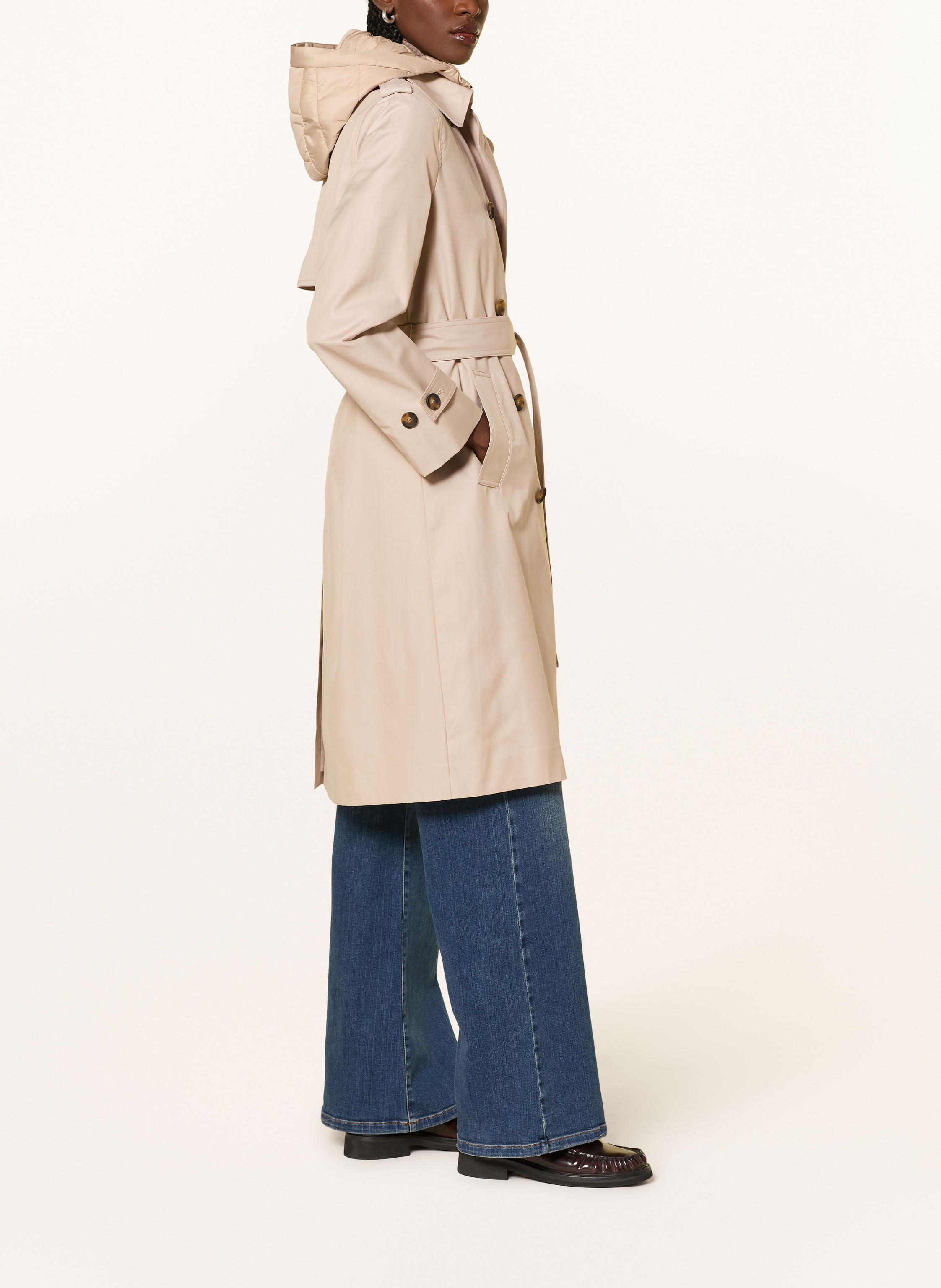 Thumbnail - Reiss Trenchcoat Azura Mit Herausnehmbarer Blende beige
