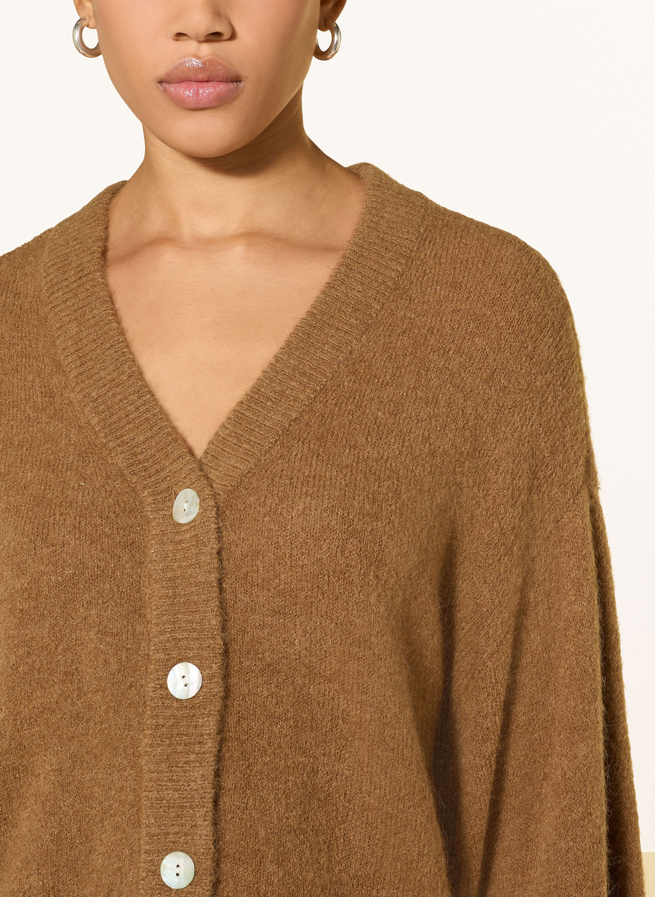 Thumbnail - Msch Copenhagen Strickjacke Mschpetrinelle braun