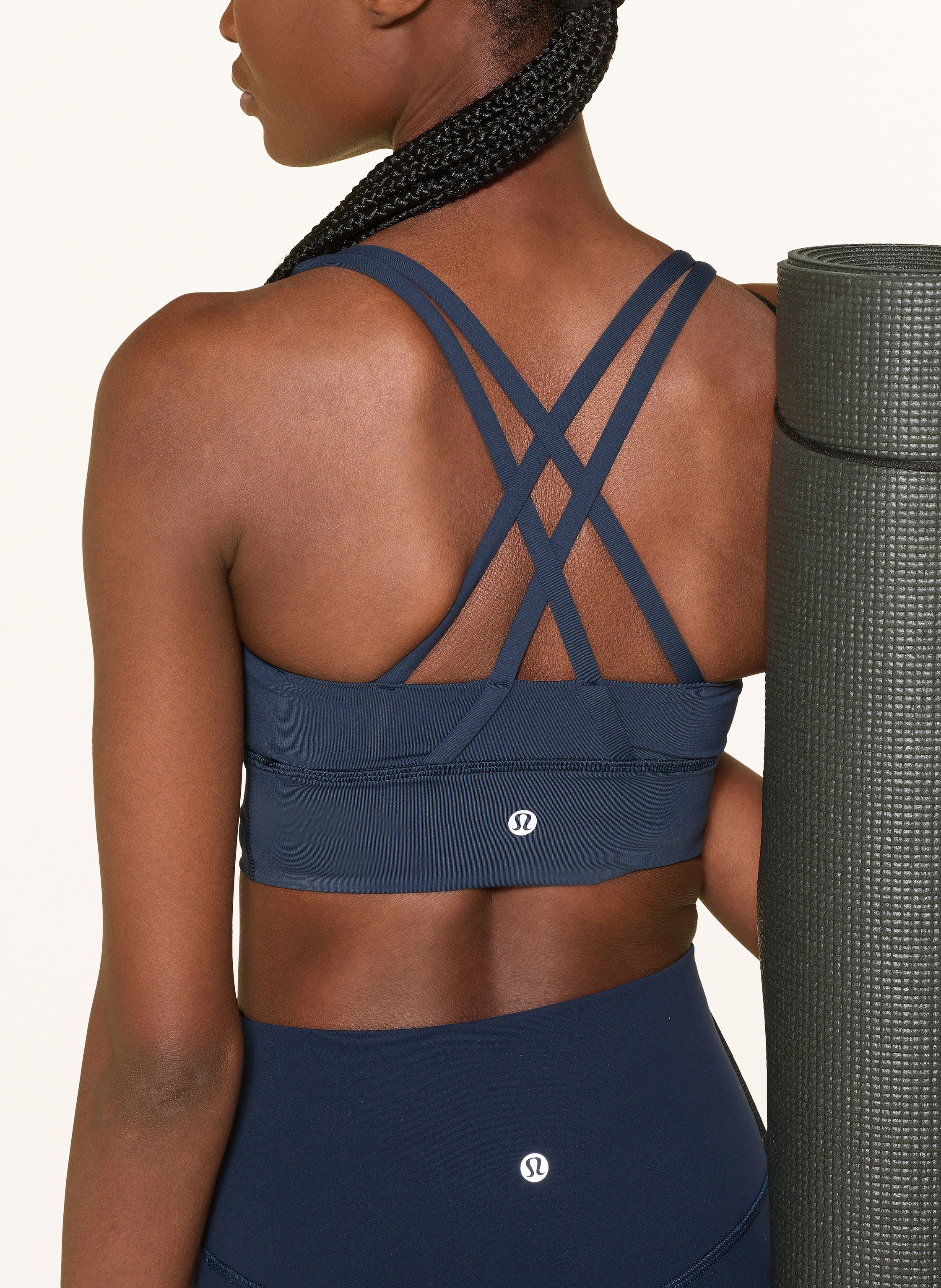 Thumbnail - Lululemon Sport-Bh Energy™ Longline blau