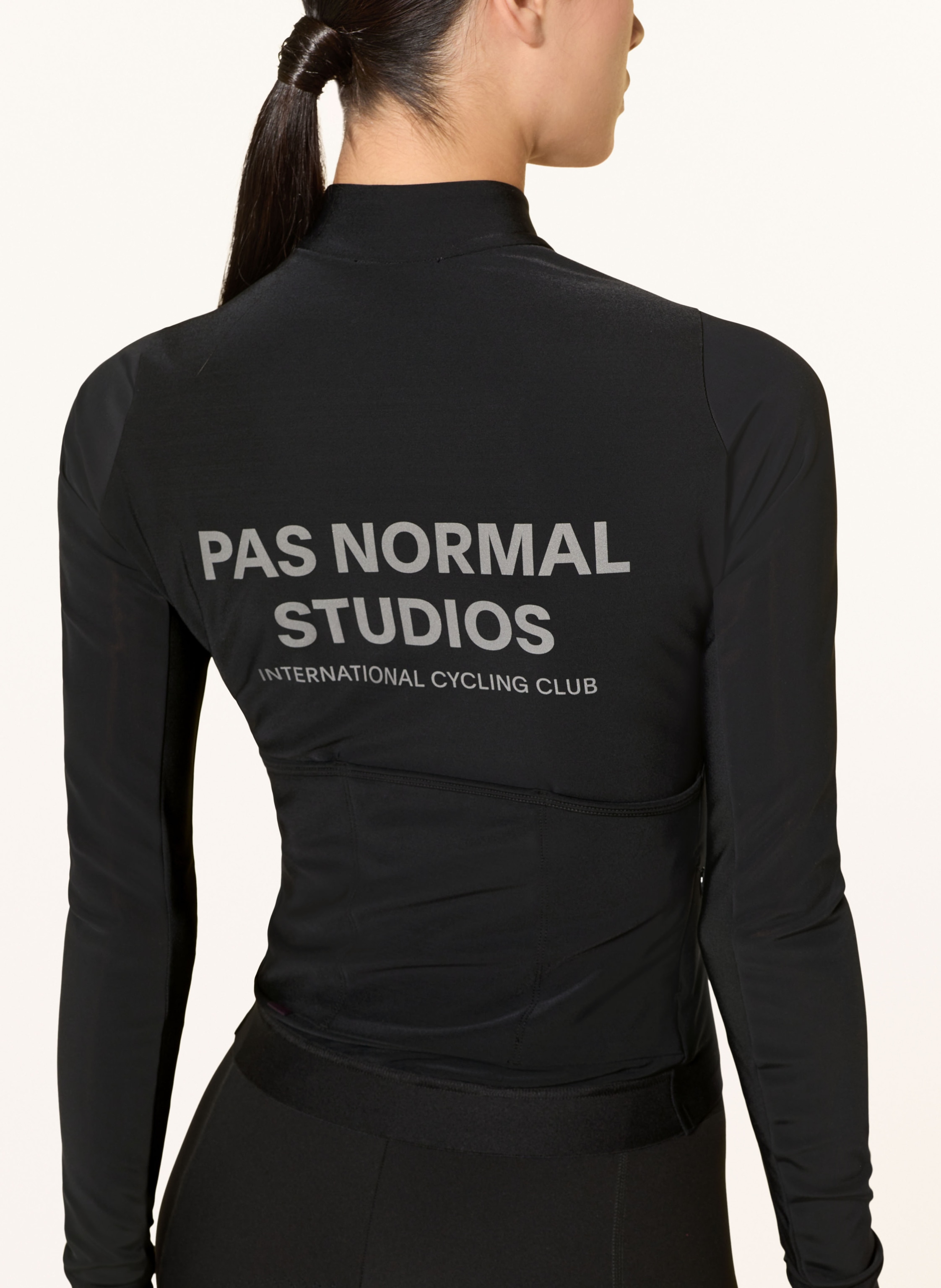 Thumbnail - Pas Normal Studios Radtrikot Mechanism Thermal schwarz