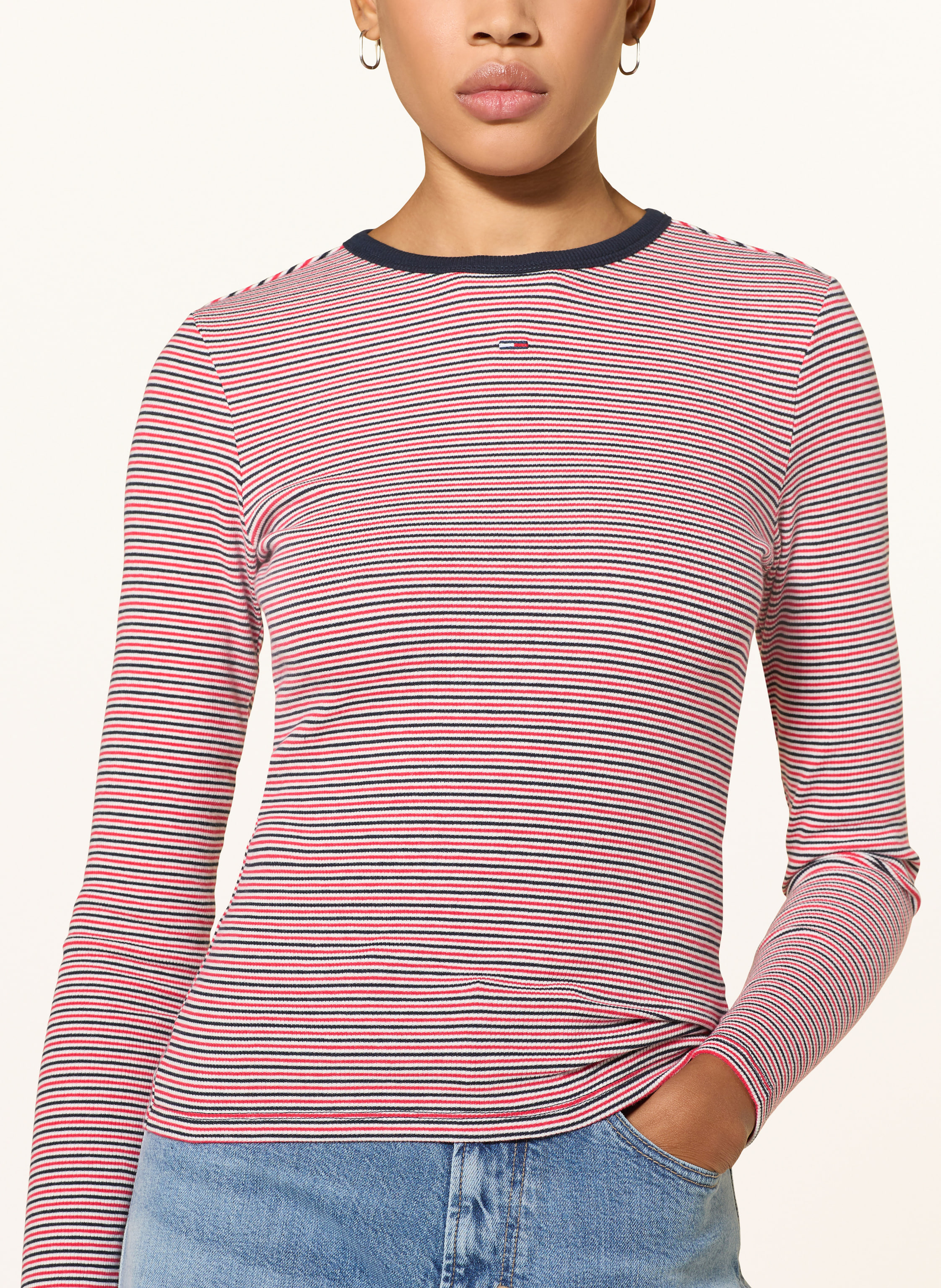 Thumbnail - Tommy Jeans Longsleeve rot