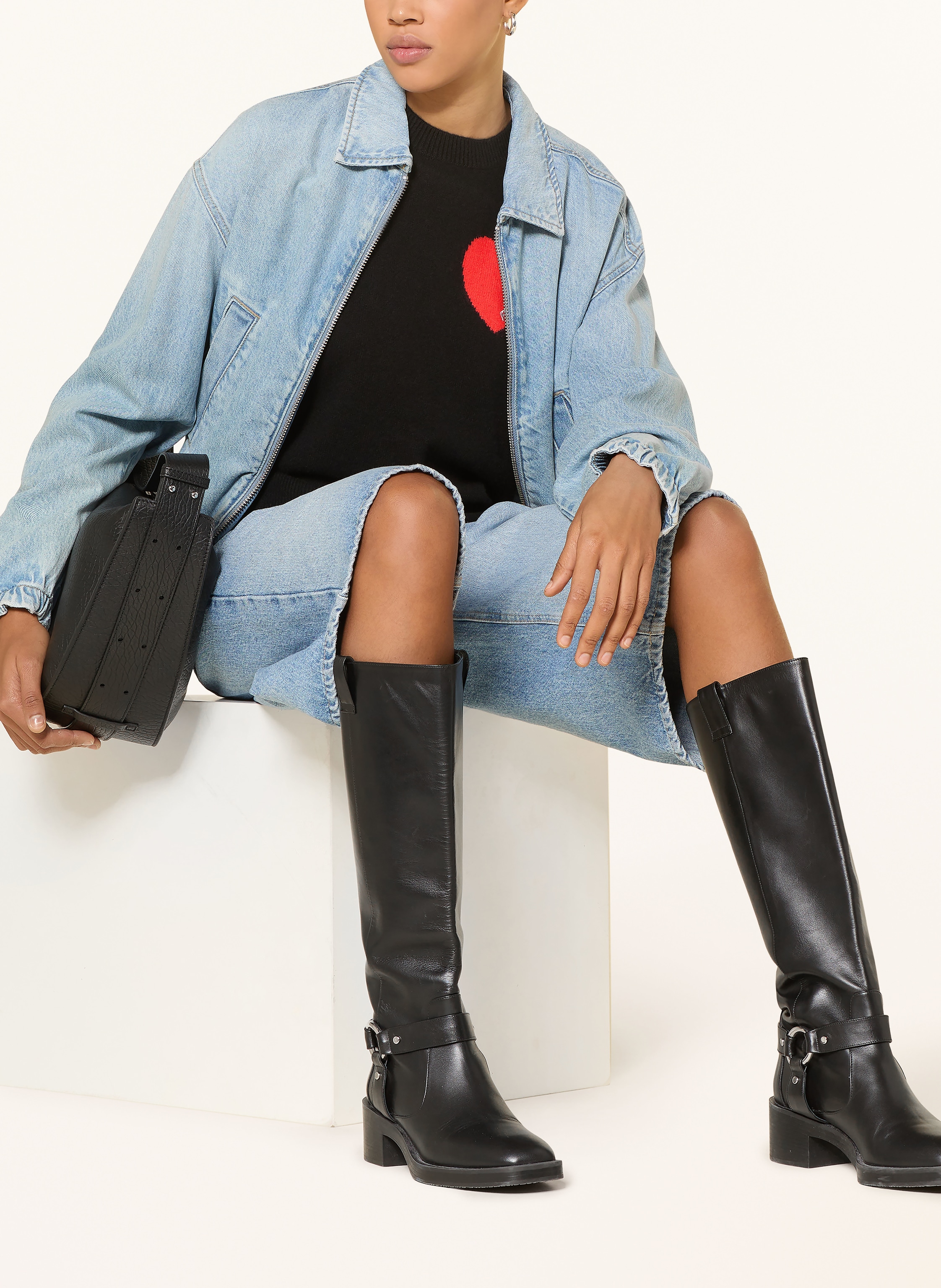 Thumbnail - From Future Cashmere-Pullover schwarz