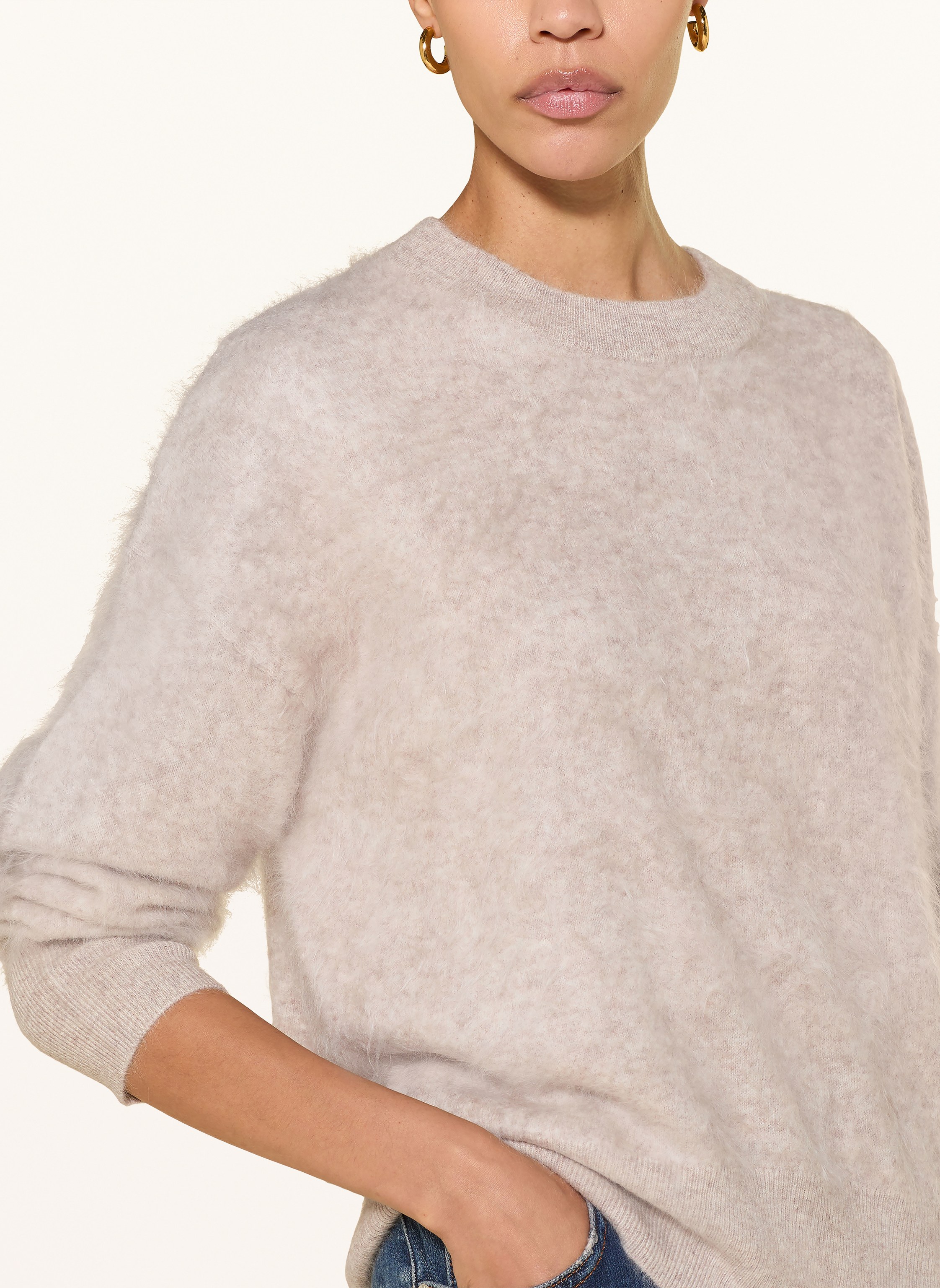 Thumbnail - Reiss Cashmere-Pullover beige