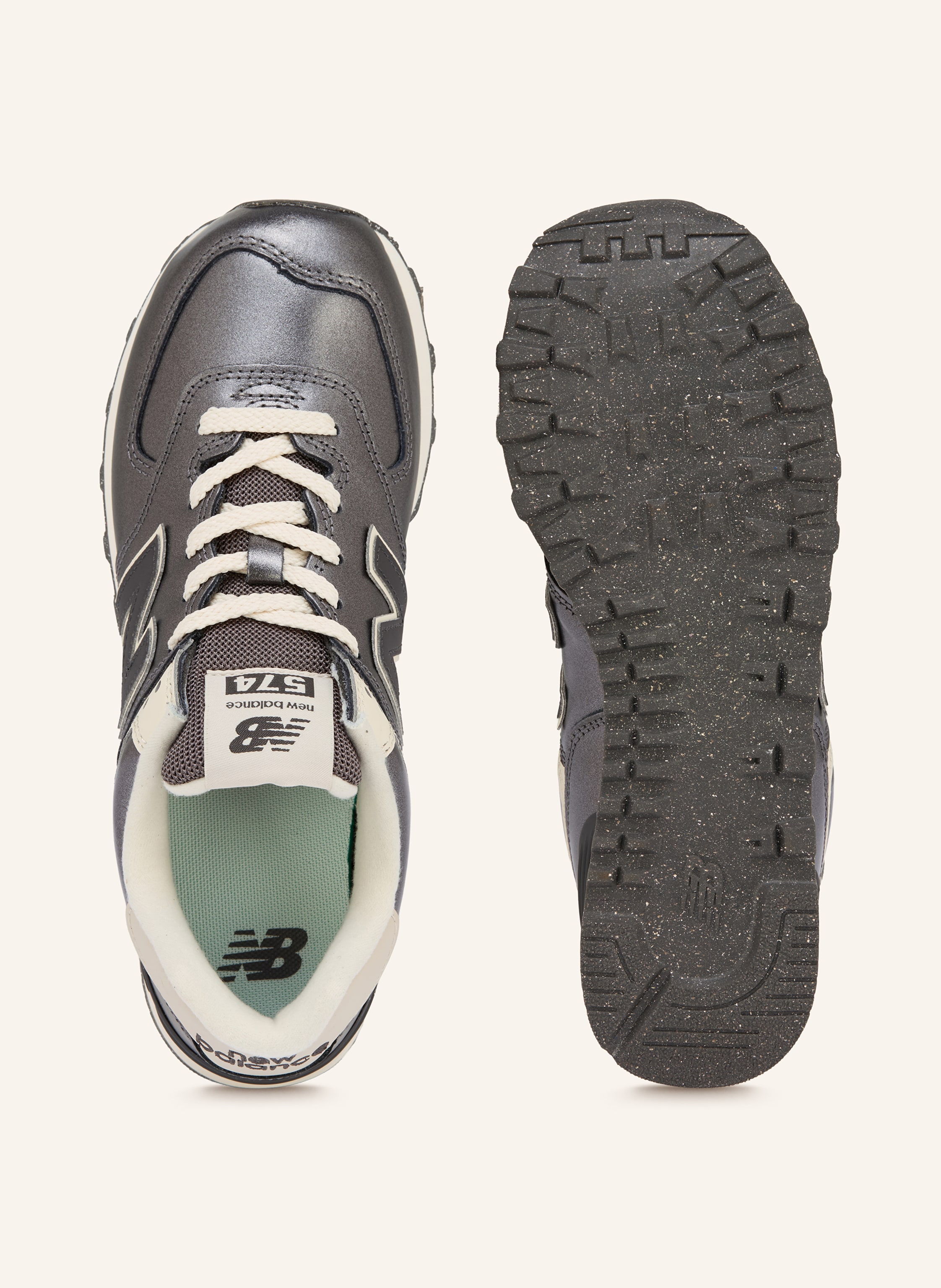 Thumbnail - New Balance Sneaker 574 silber