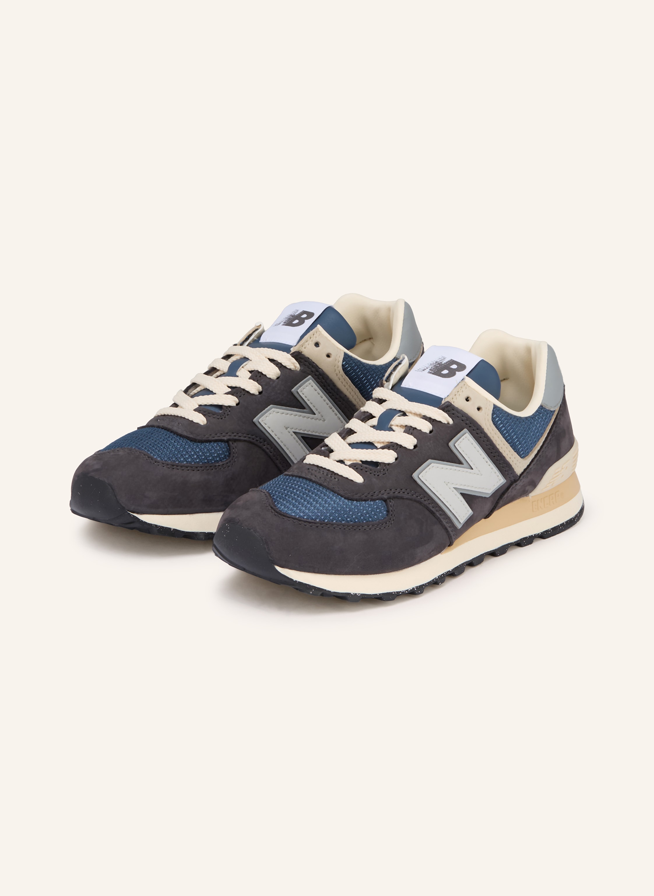 New Balance New Balance Sneaker 574 blau in DUNKELGRAU / BEIGE / HELLGRAU