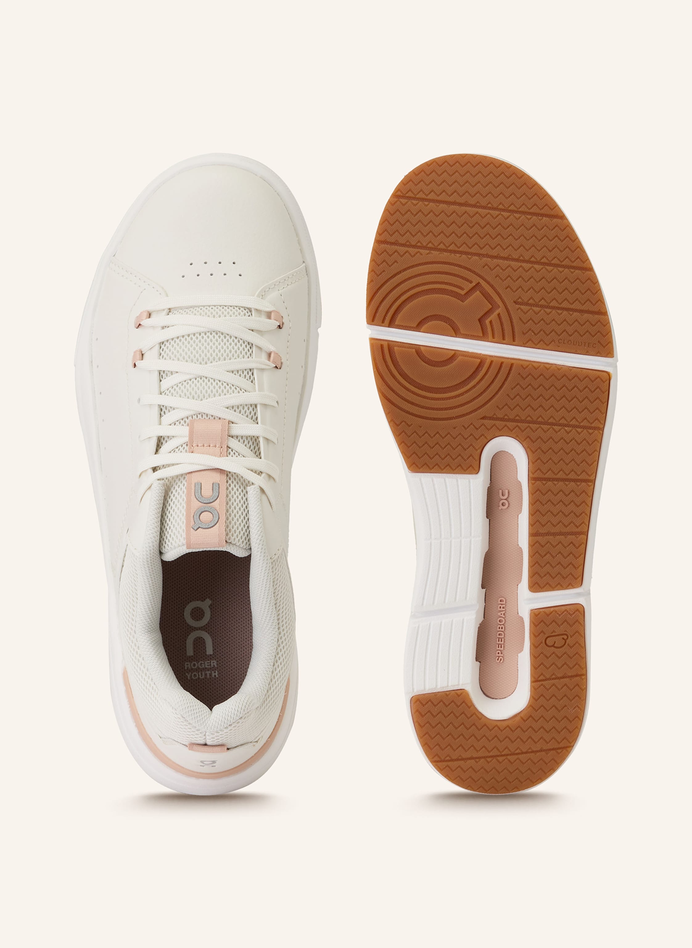 Thumbnail - On Sneaker The Roger Youth weiss