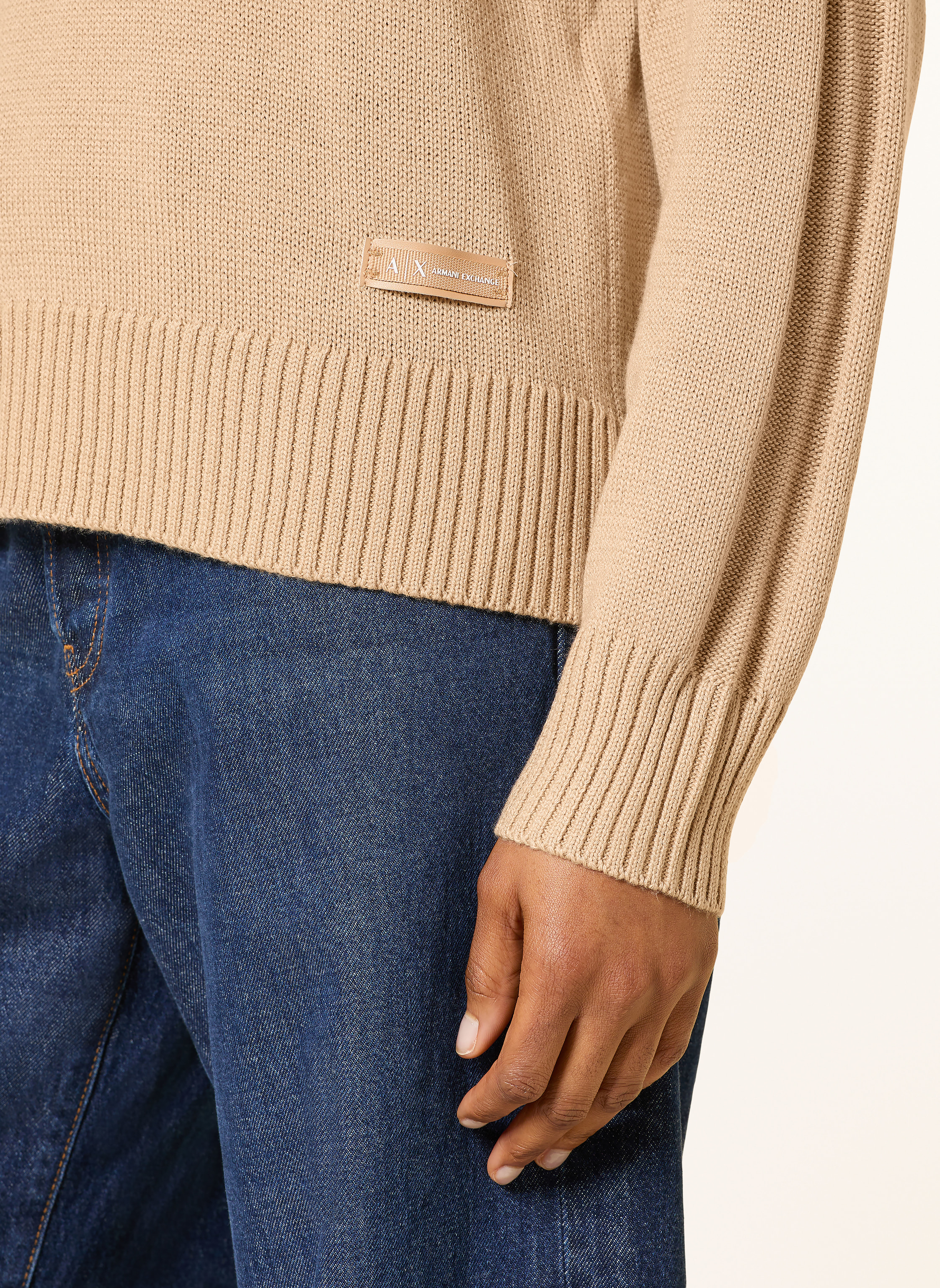 Thumbnail - Armani Exchange Pullover beige
