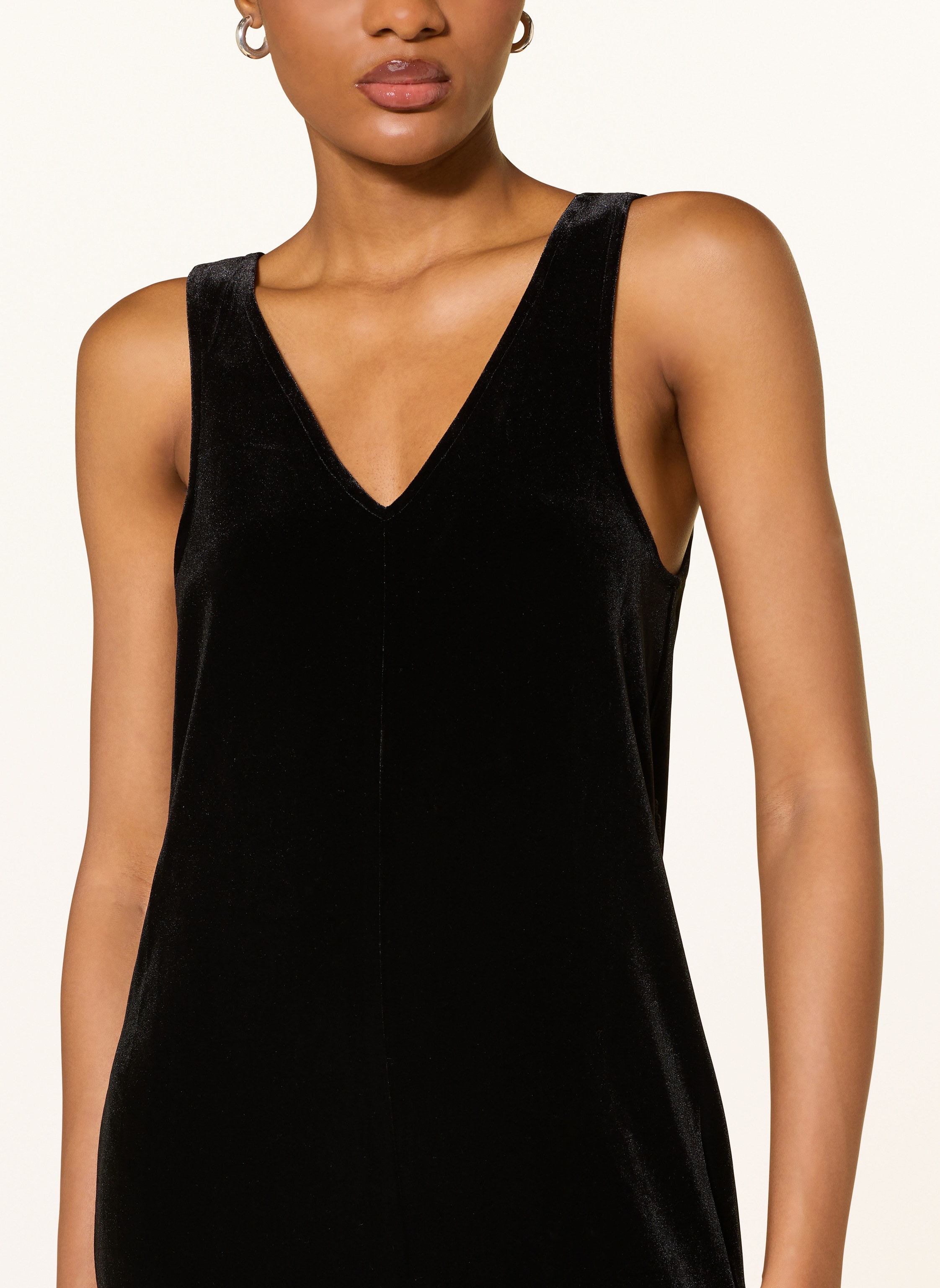 Thumbnail - Armani Exchange Samt-Jumpsuit schwarz