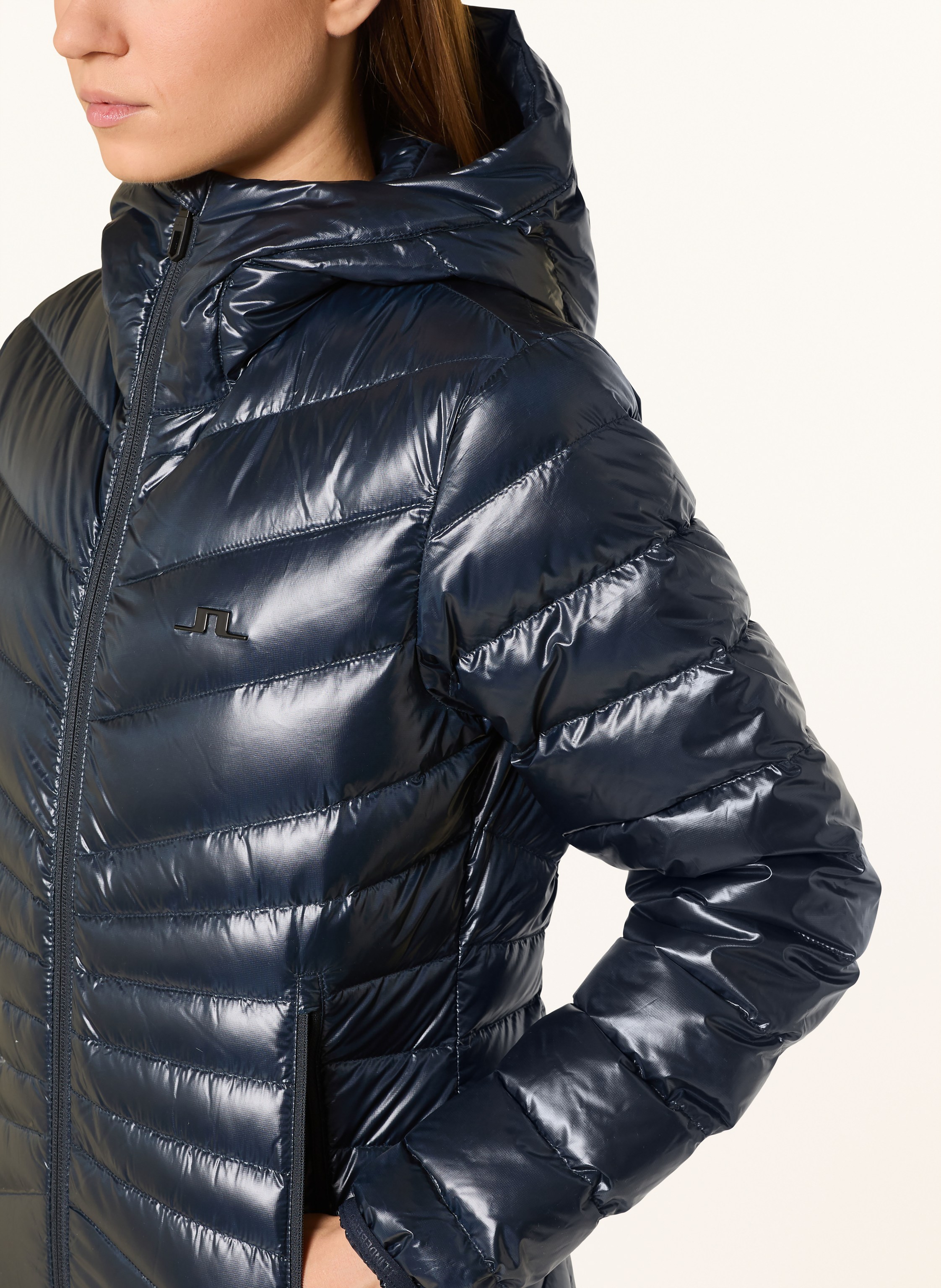 Thumbnail - J.Lindeberg Lightweight-Daunenjacke blau