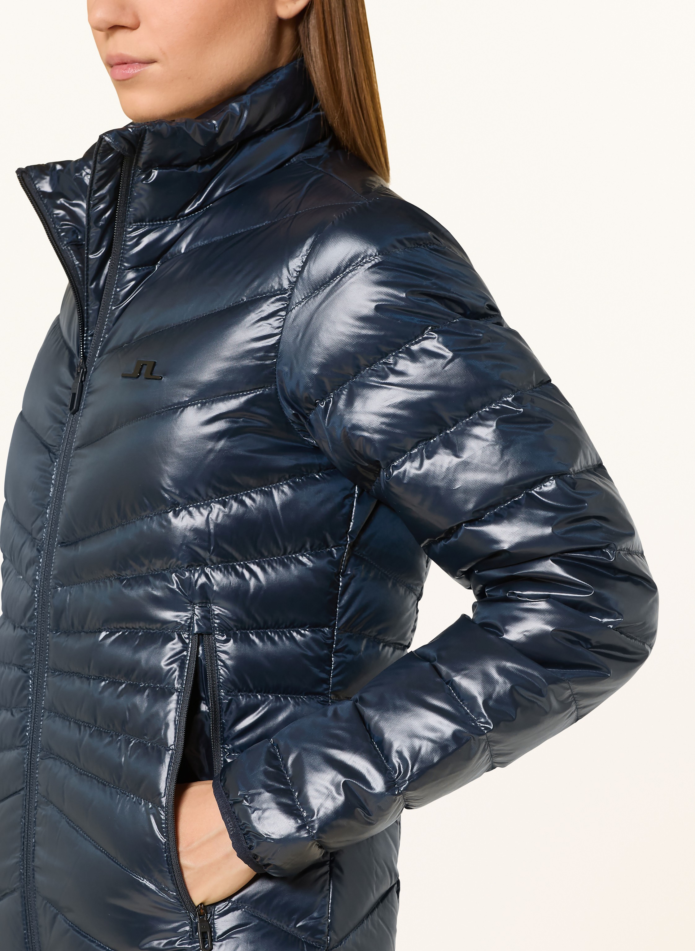 Thumbnail - J.Lindeberg Lighweight-Daunenjacke blau