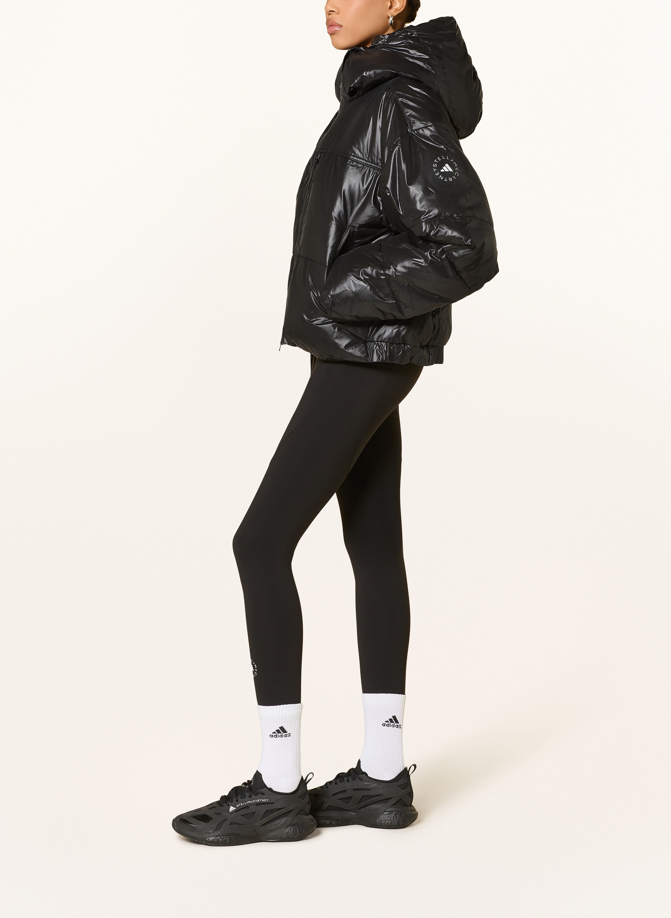Thumbnail - Adidas By Stella Mccartney Steppjacke schwarz