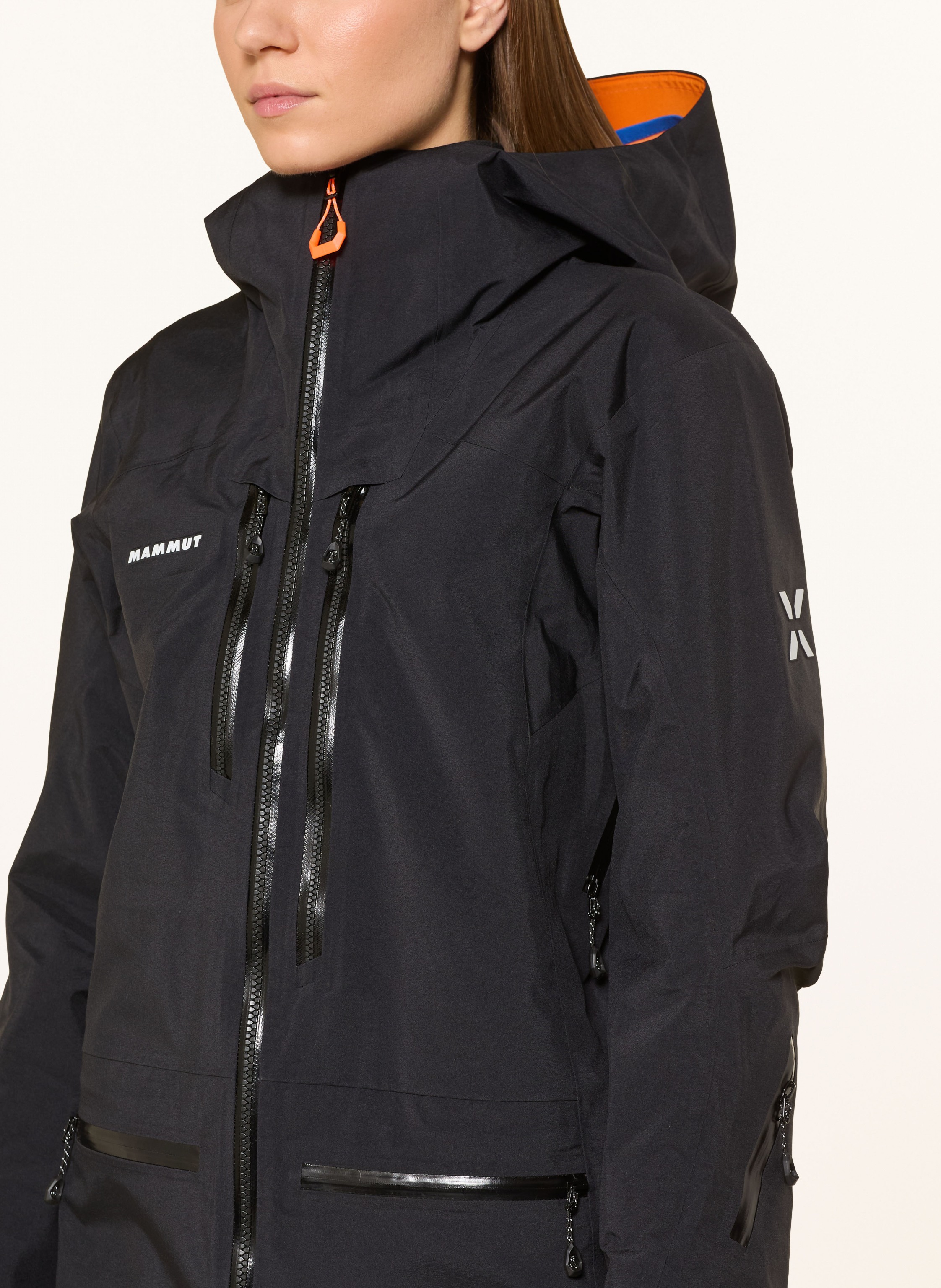 Thumbnail - Mammut Hardshell-Skijacke Eiger Free Pro schwarz