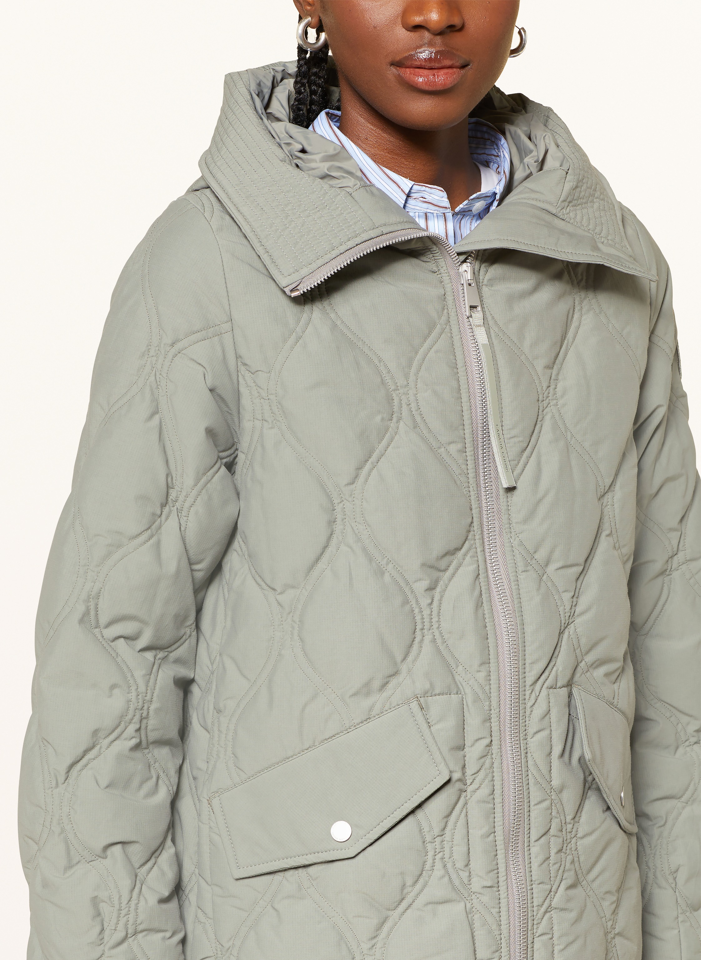 Thumbnail - Canada Goose Daunenmantel Alessia gruen