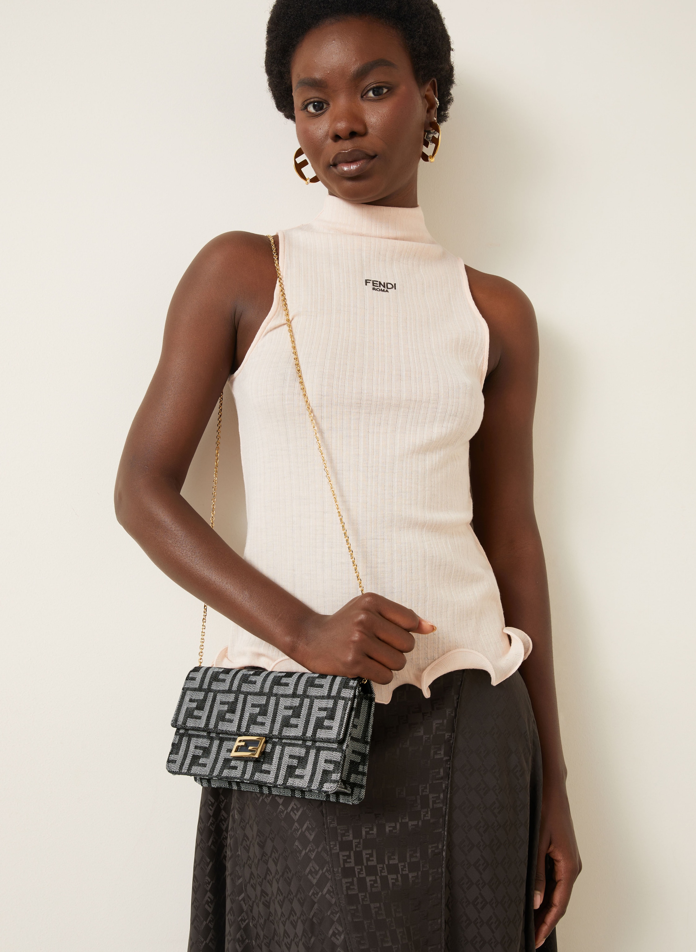 Thumbnail - Fendi Geldbörse Baguette Zum Umhängen blau