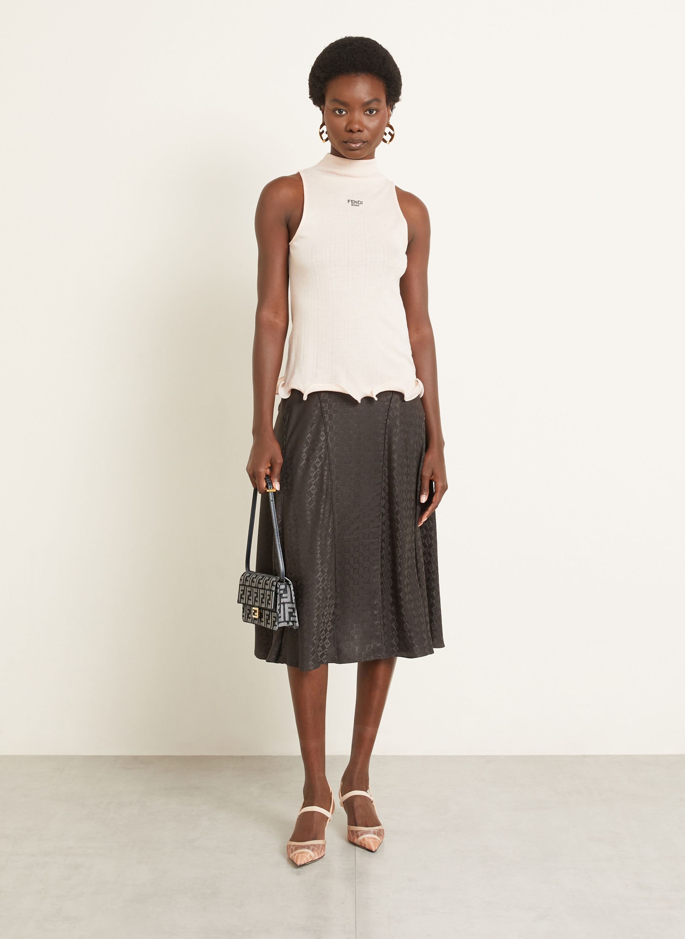 Thumbnail - Fendi Geldbörse Baguette Zum Umhängen blau