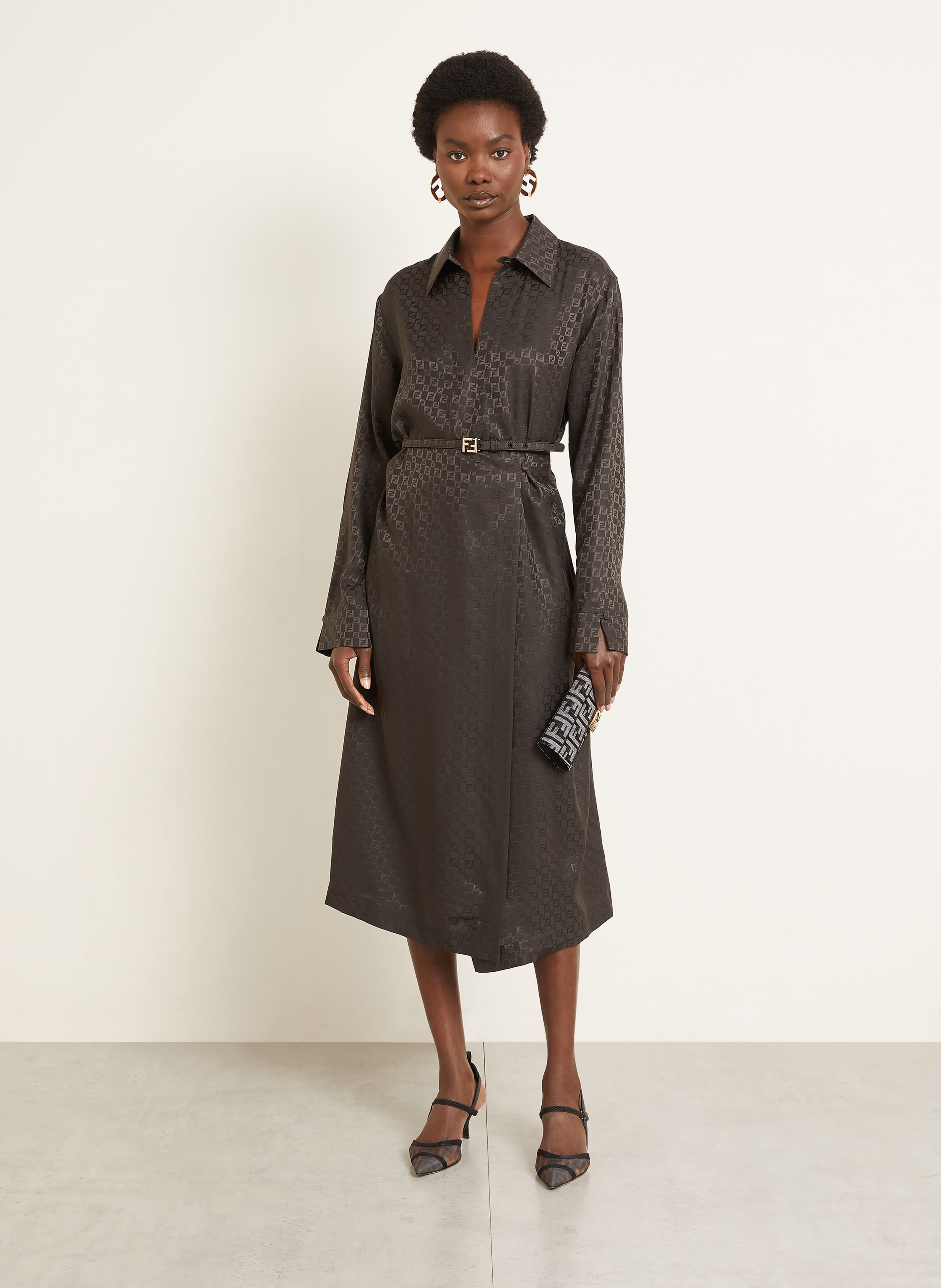 Thumbnail - Fendi Geldbörse Baguette Zum Umhängen blau