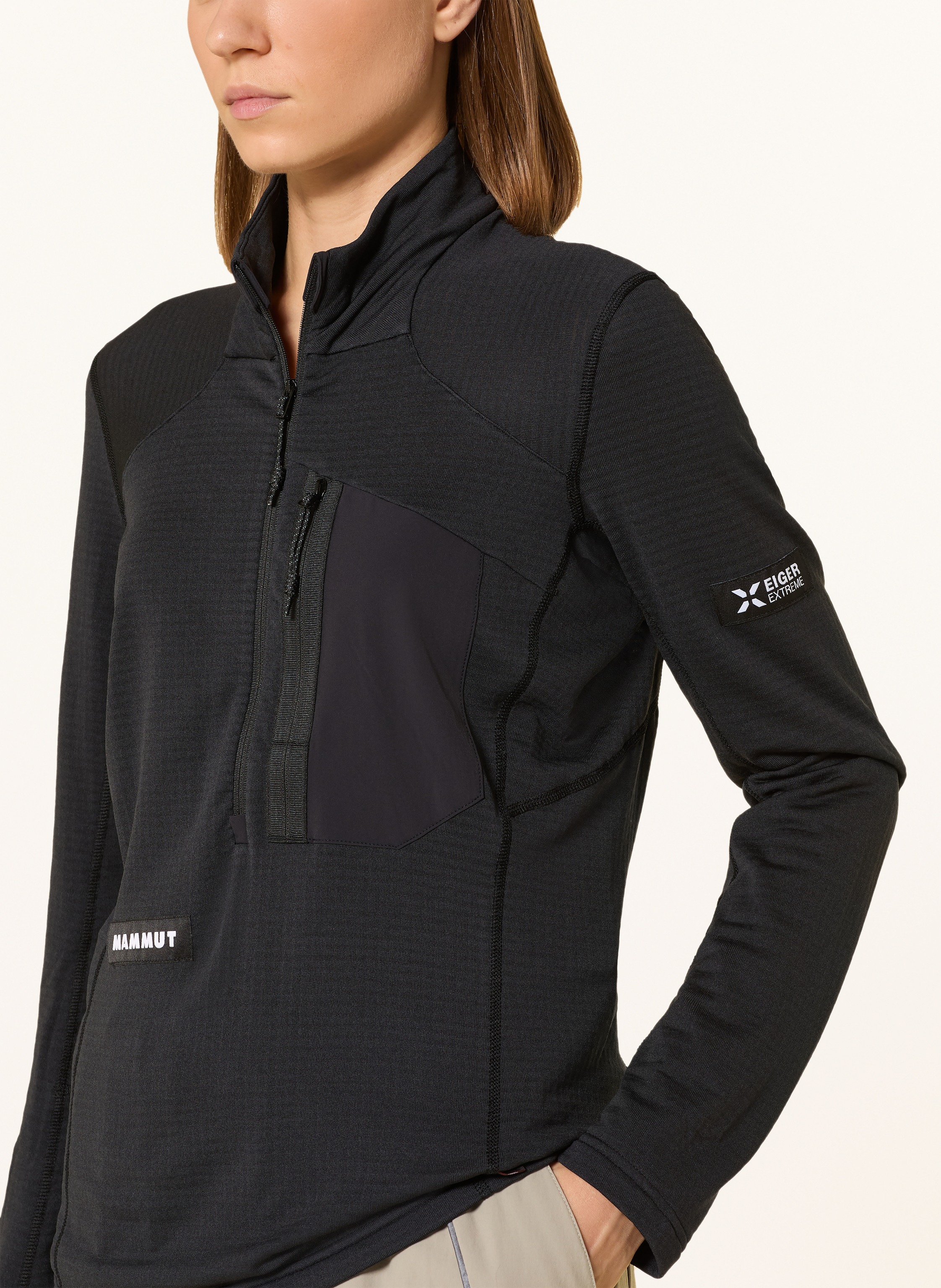 Thumbnail - Mammut Longsleeve Eiger Nordwand Advanced Fl schwarz