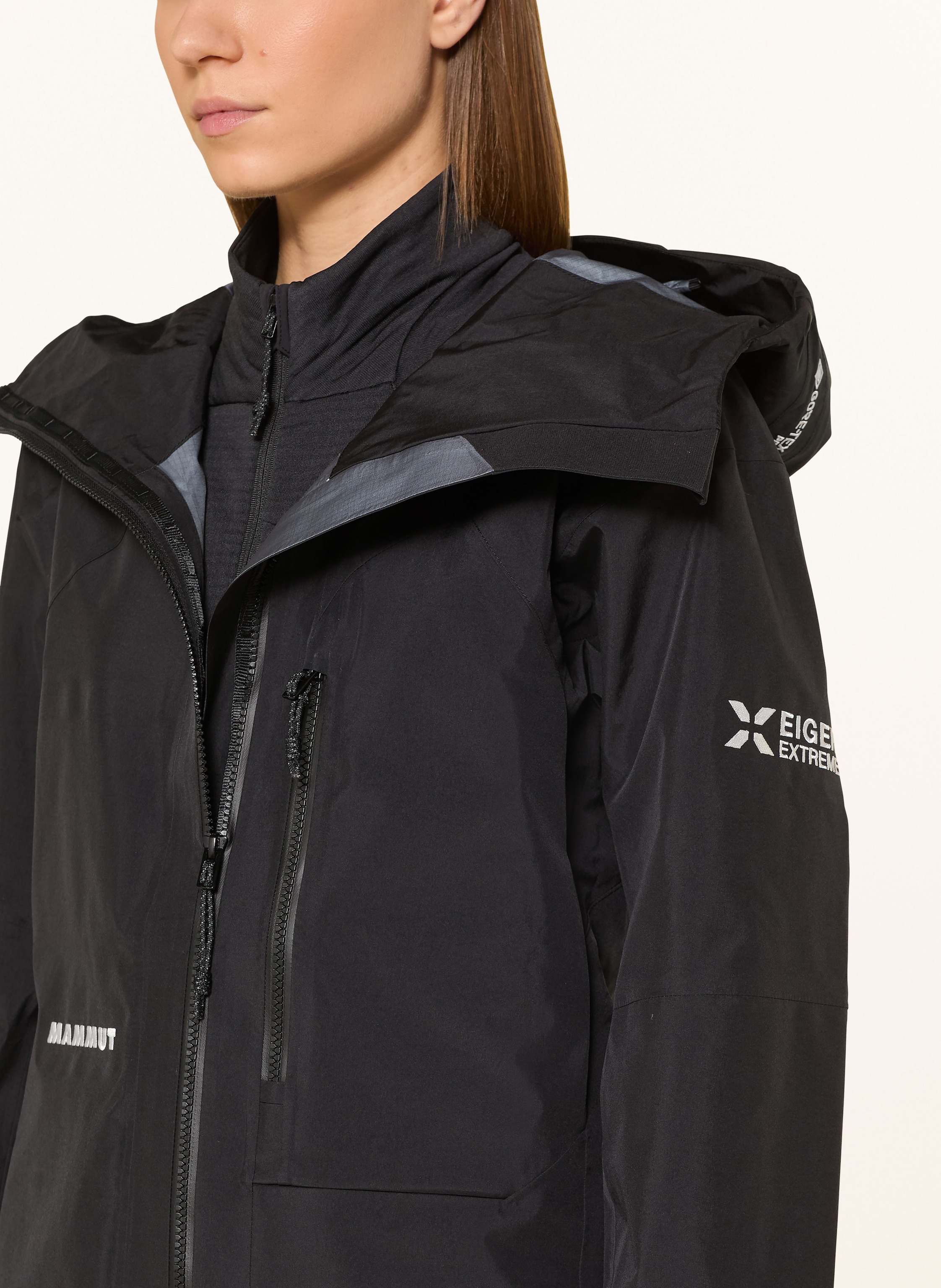 Thumbnail - Mammut Hardshell-Skijacke Eiger Nordwand Advanced schwarz