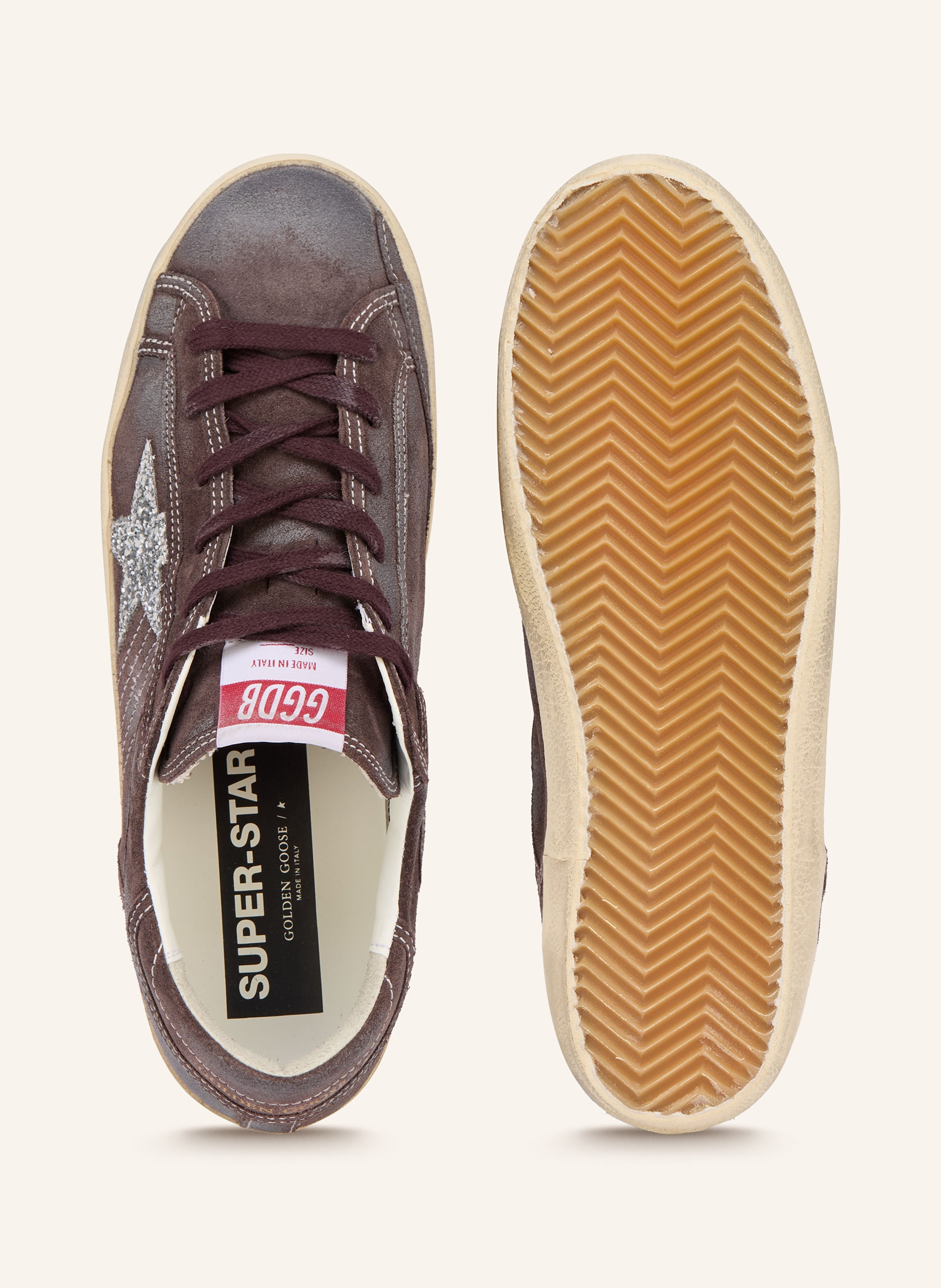 Thumbnail - Golden Goose Sneaker Super-Star lila