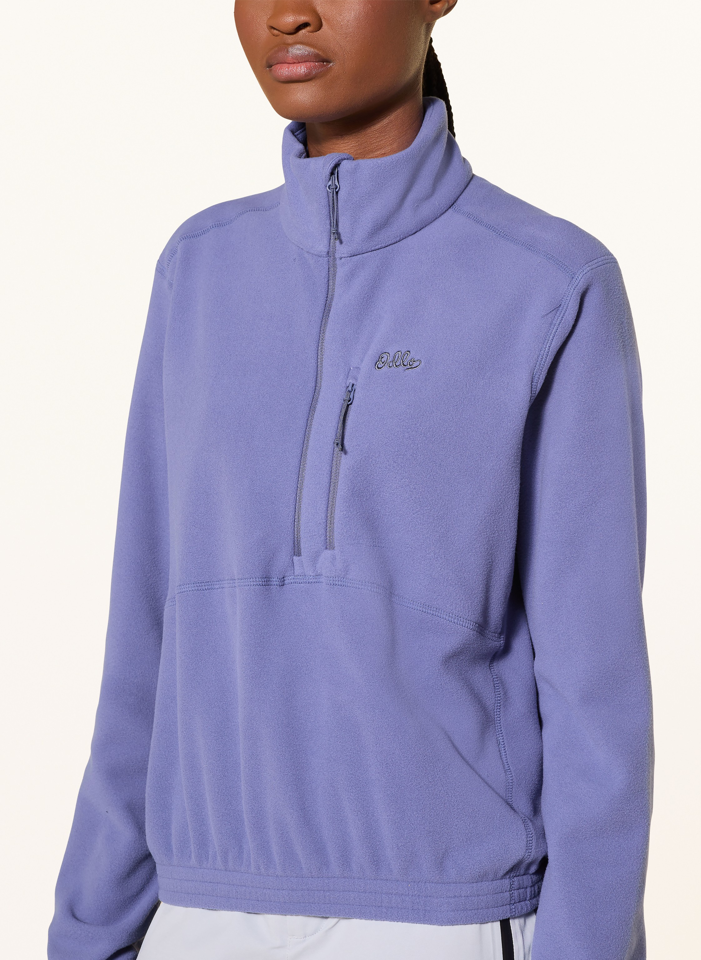 Thumbnail - Odlo Fleece-Troyer Classic blau
