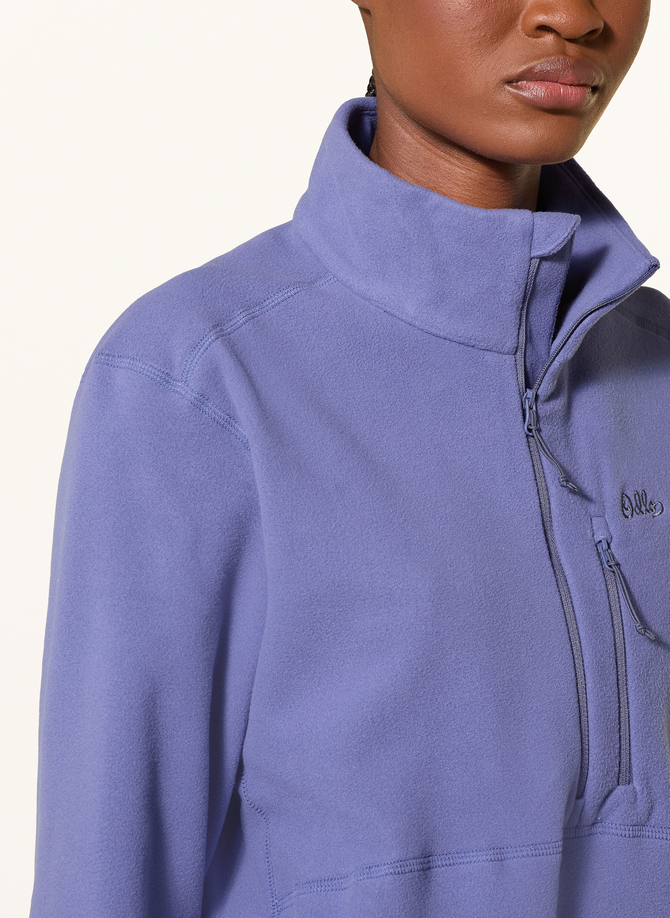 Thumbnail - Odlo Fleece-Troyer Classic blau