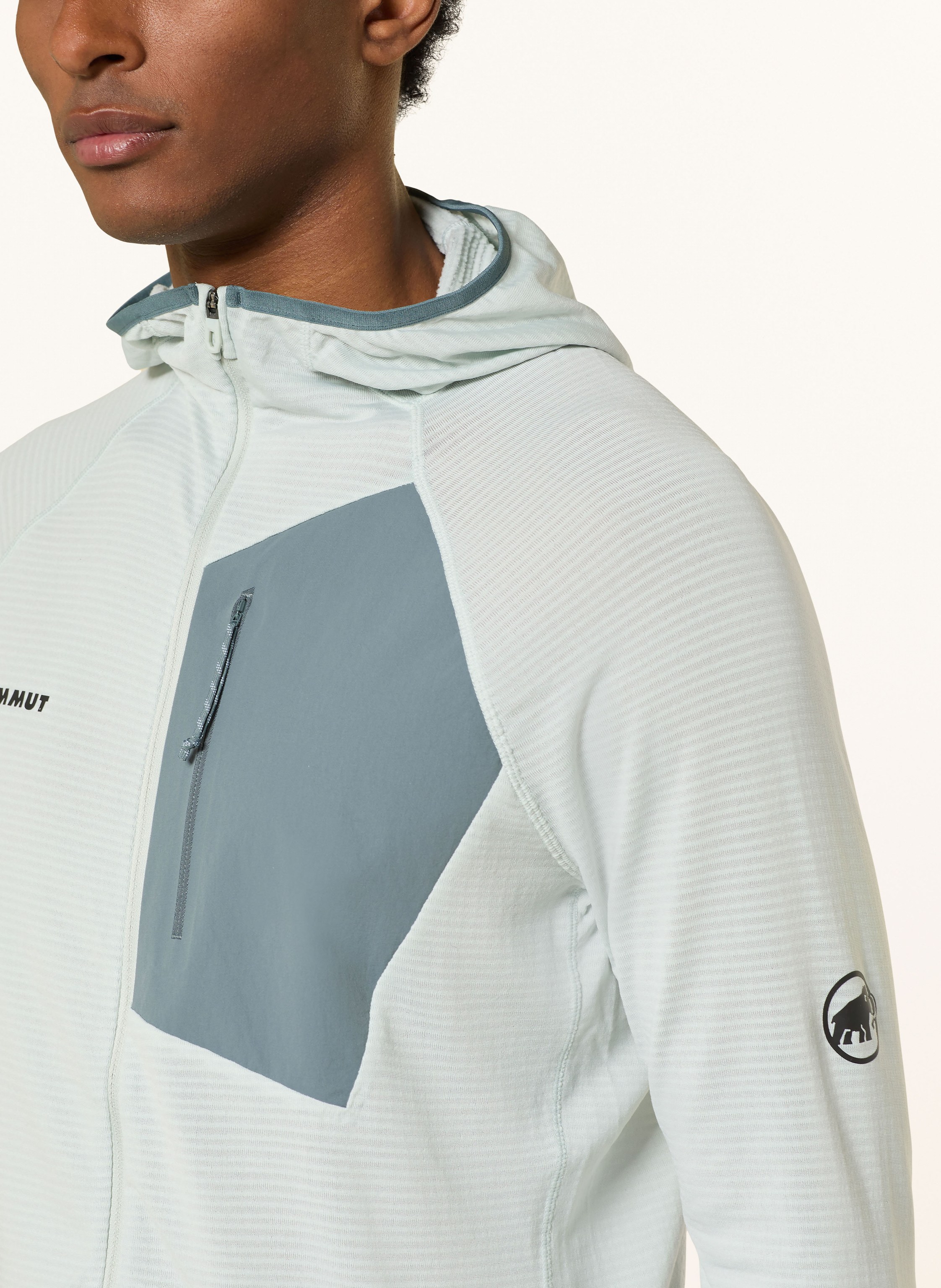 Thumbnail - Mammut Midlayer Aenergy Light Hooded gruen