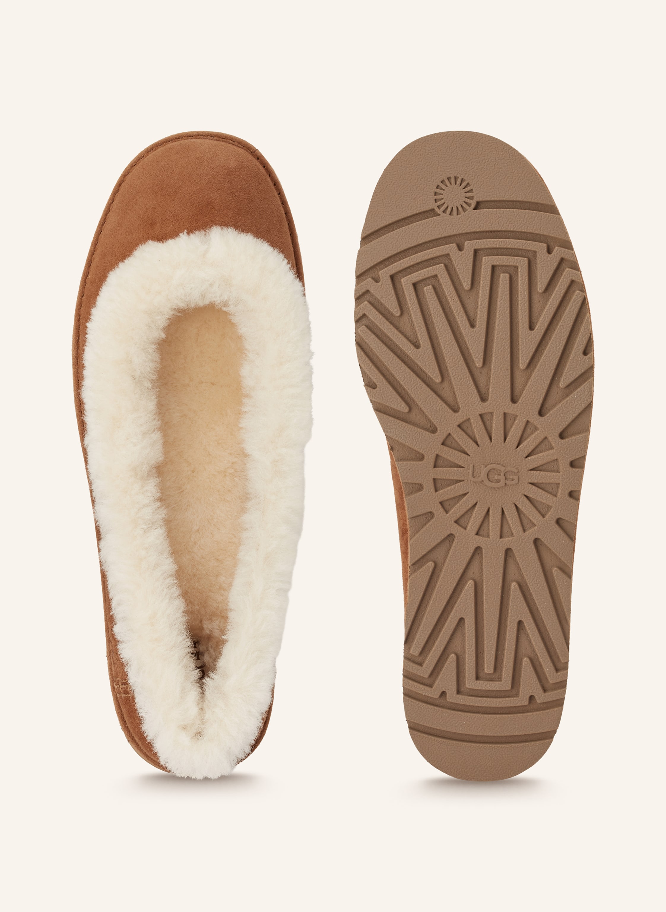 Thumbnail - Ugg Ballerinas Zora braun