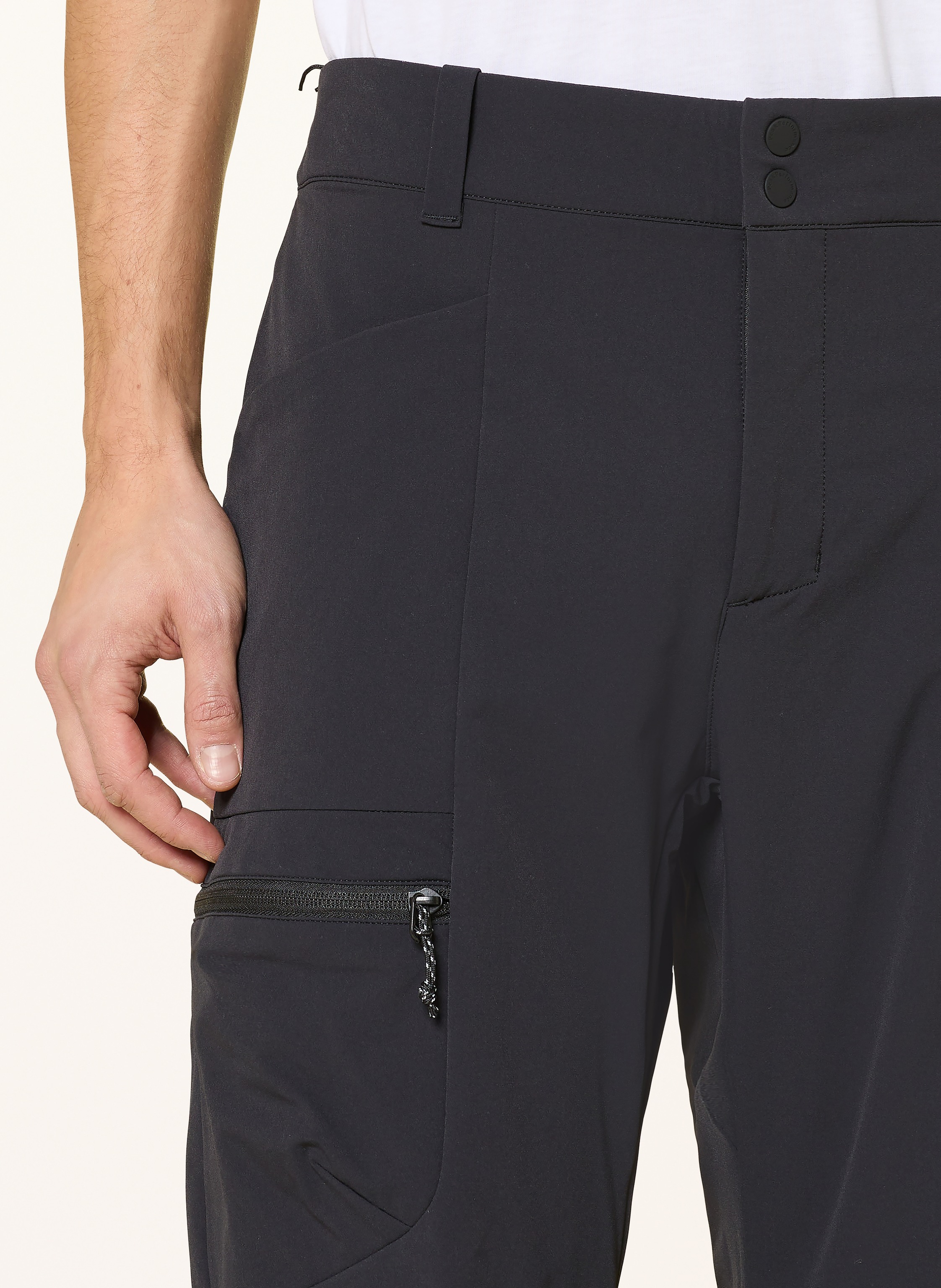 Thumbnail - Peak Performance Softshell-Hose Brushed Hike Pants schwarz
