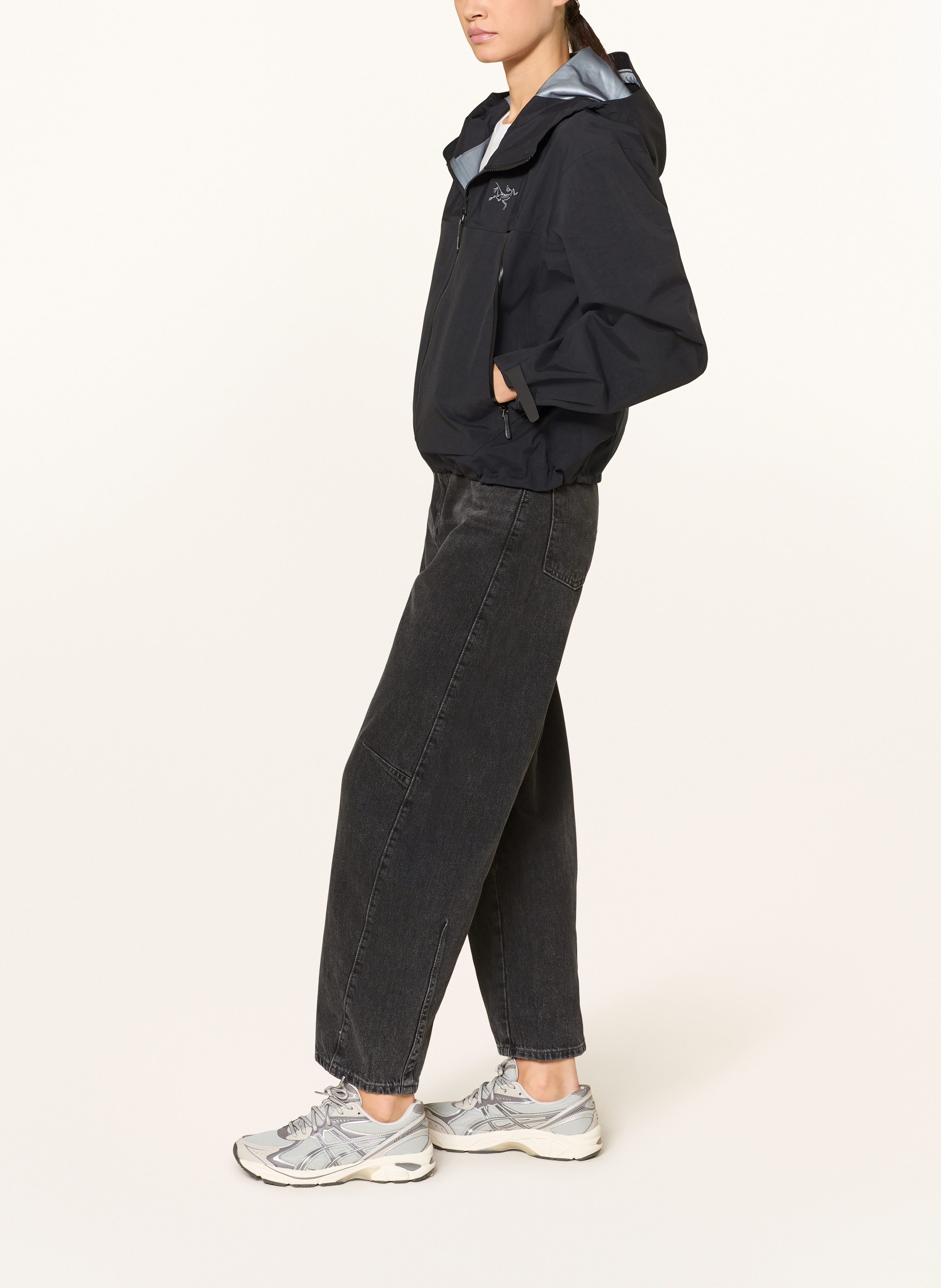 Thumbnail - Arc'teryx Hardshell-Jacke Altira Cropped schwarz