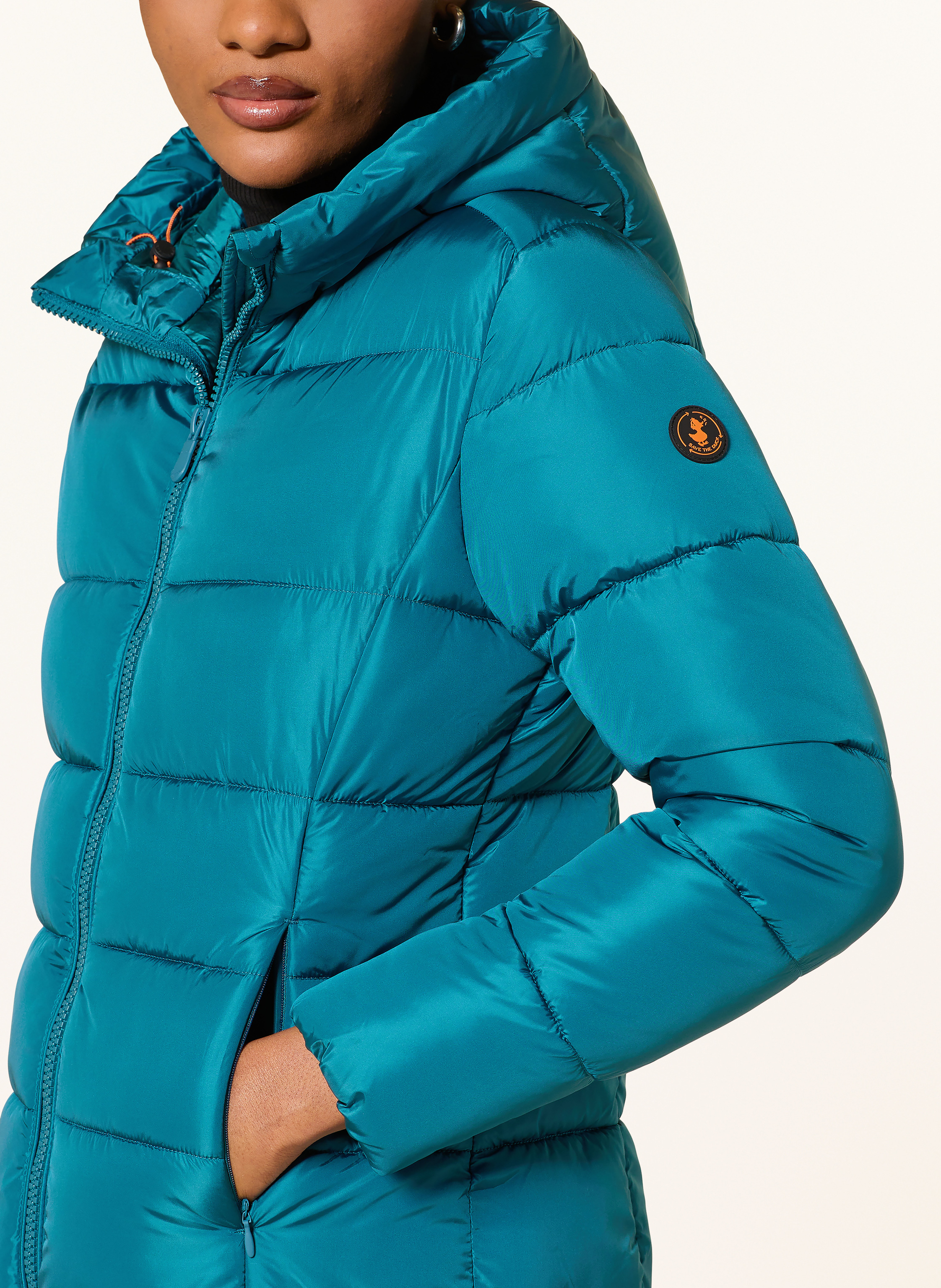 Thumbnail - Save The Duck Steppmantel Taylor blau