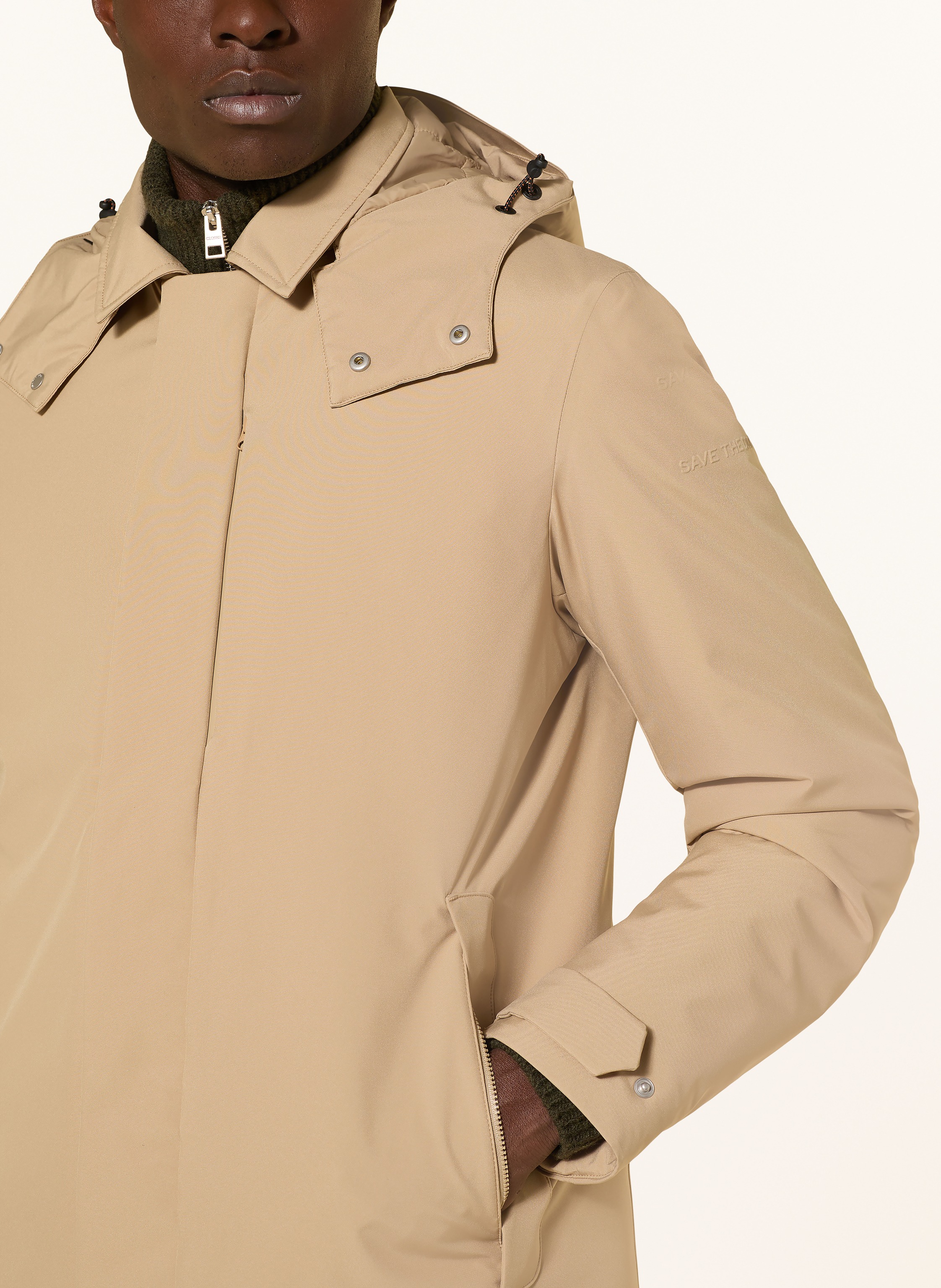 Thumbnail - Save The Duck Parka Nestor Mit Abnehmbarer Kapuze beige