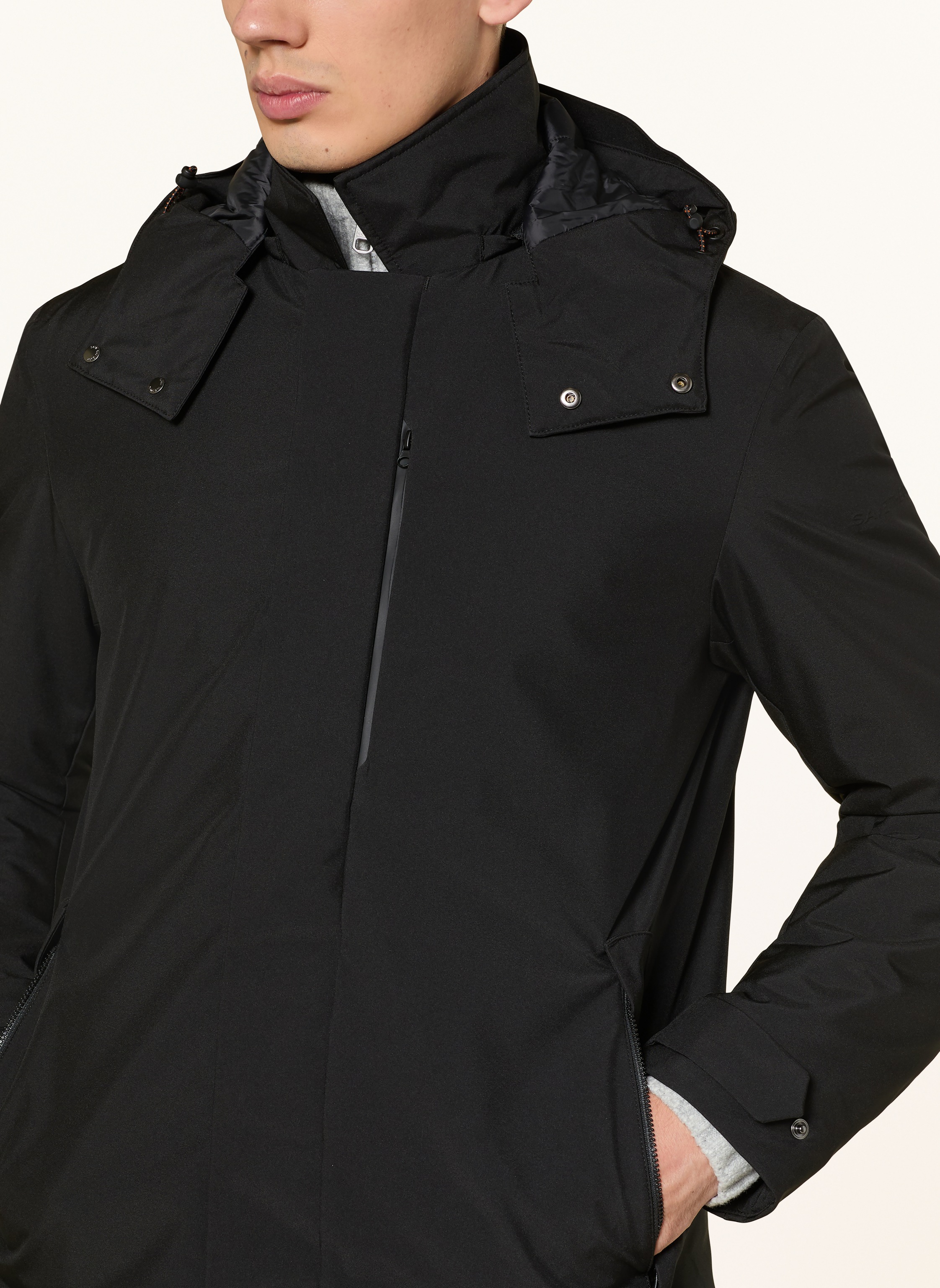 Thumbnail - Save The Duck Parka Nestor Mit Abnehmbarer Kapuze schwarz