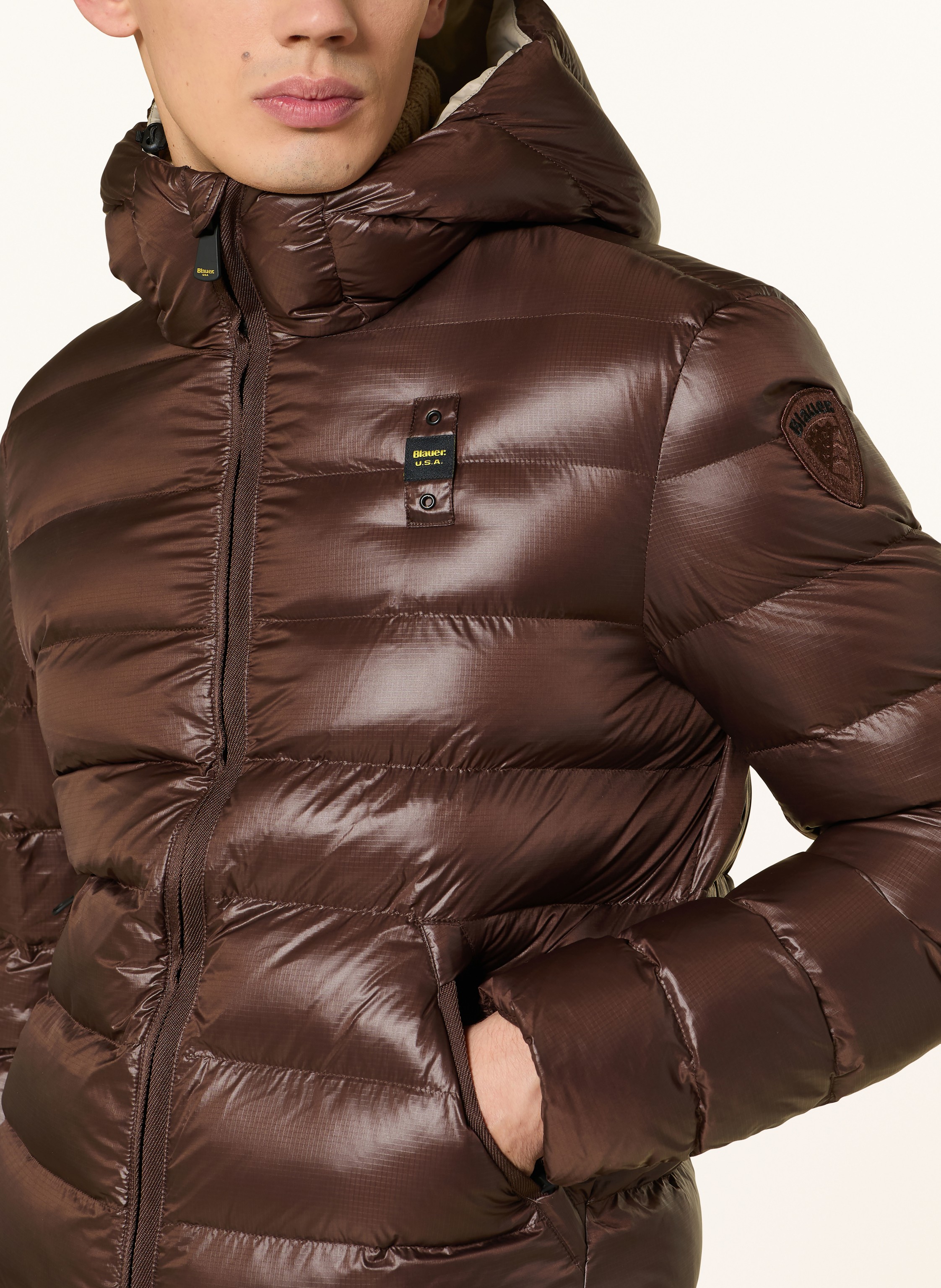Thumbnail - Blauer Steppjacke Adams Mit Dupont™ Sorona®-Isolierung braun