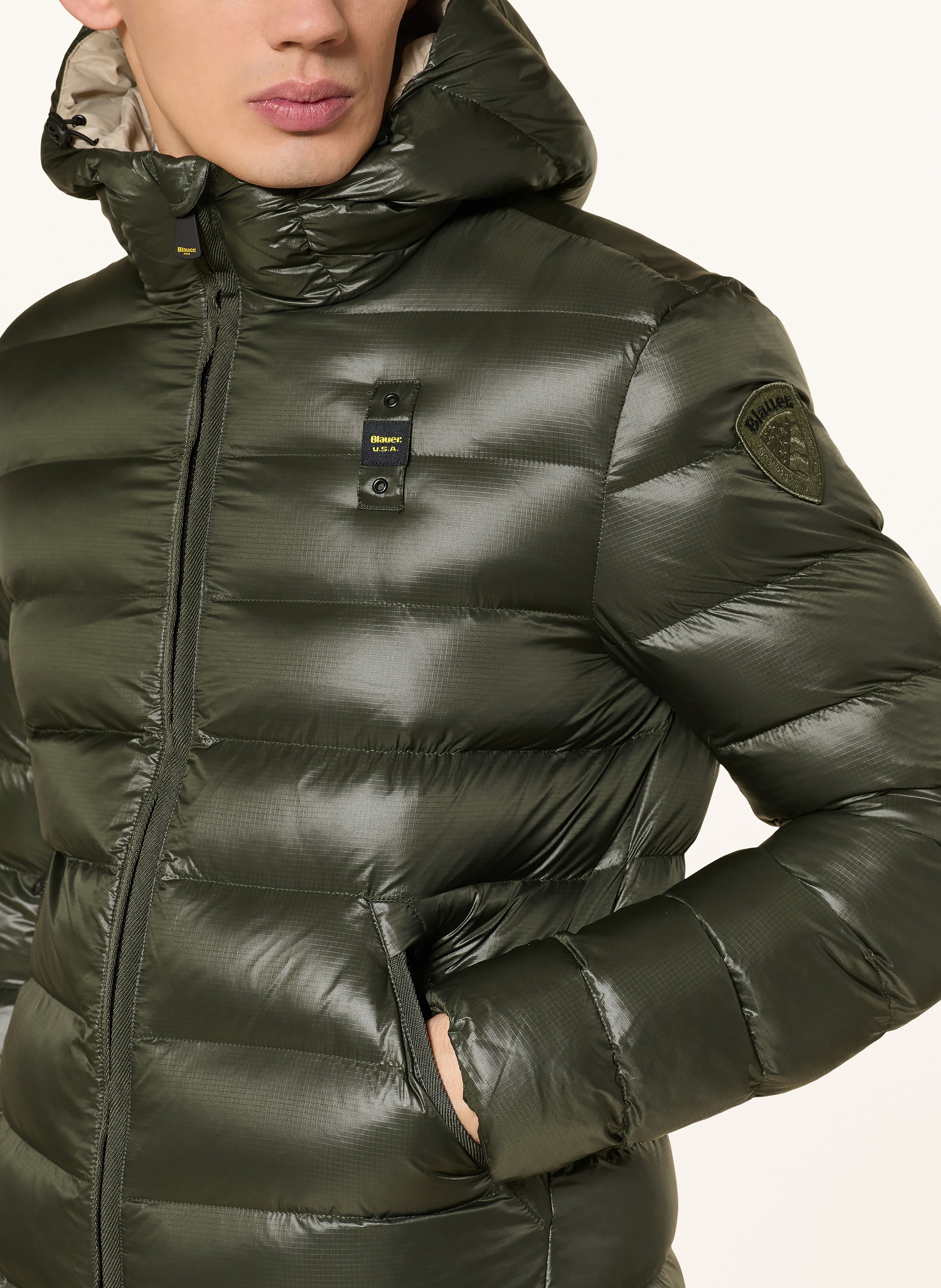 Thumbnail - Blauer Steppjacke Adams Mit Dupont™ Sorona®-Isolierung gruen