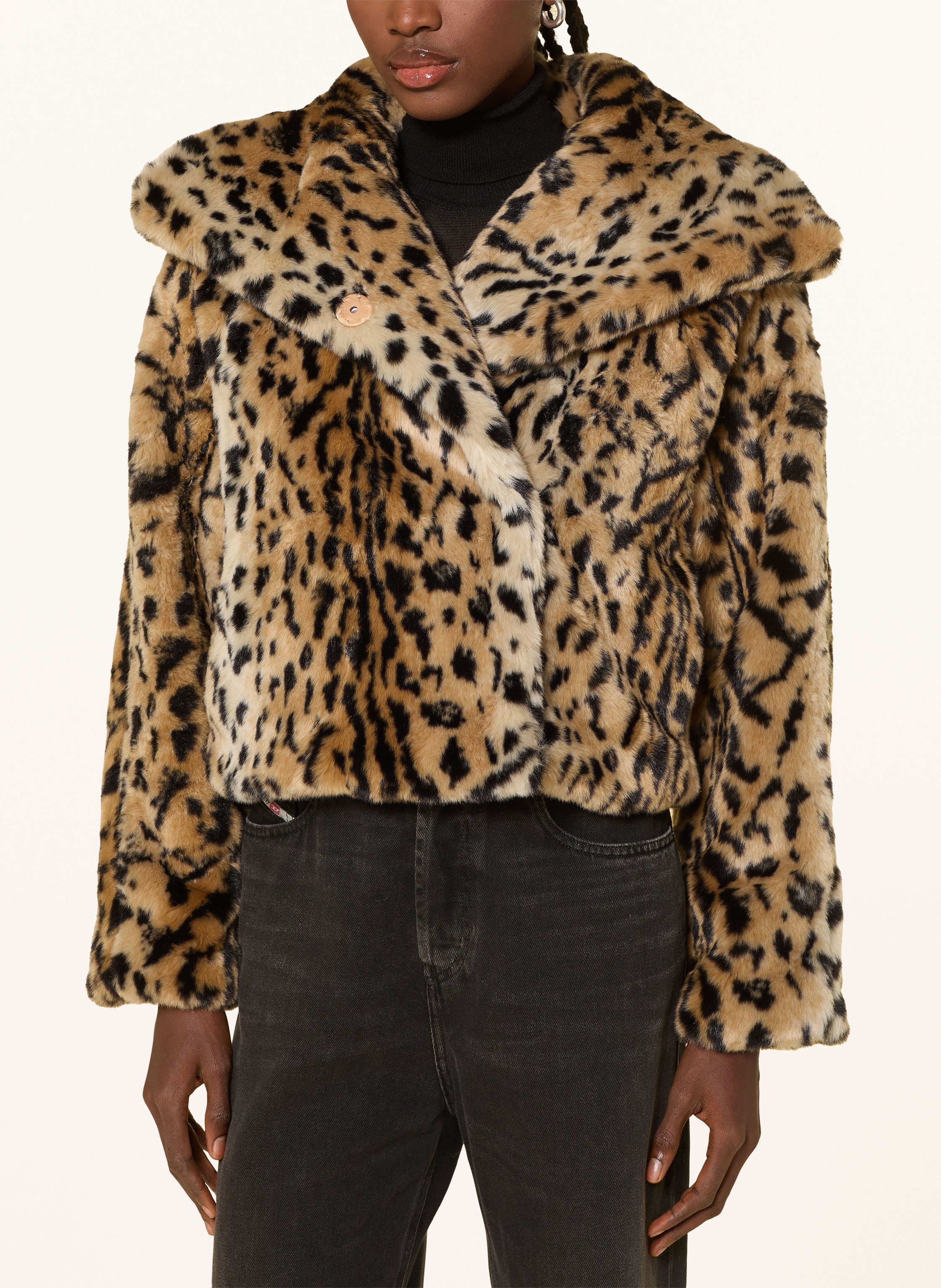 Thumbnail - Inwear Kunstfell-Jacke Yobaiw braun