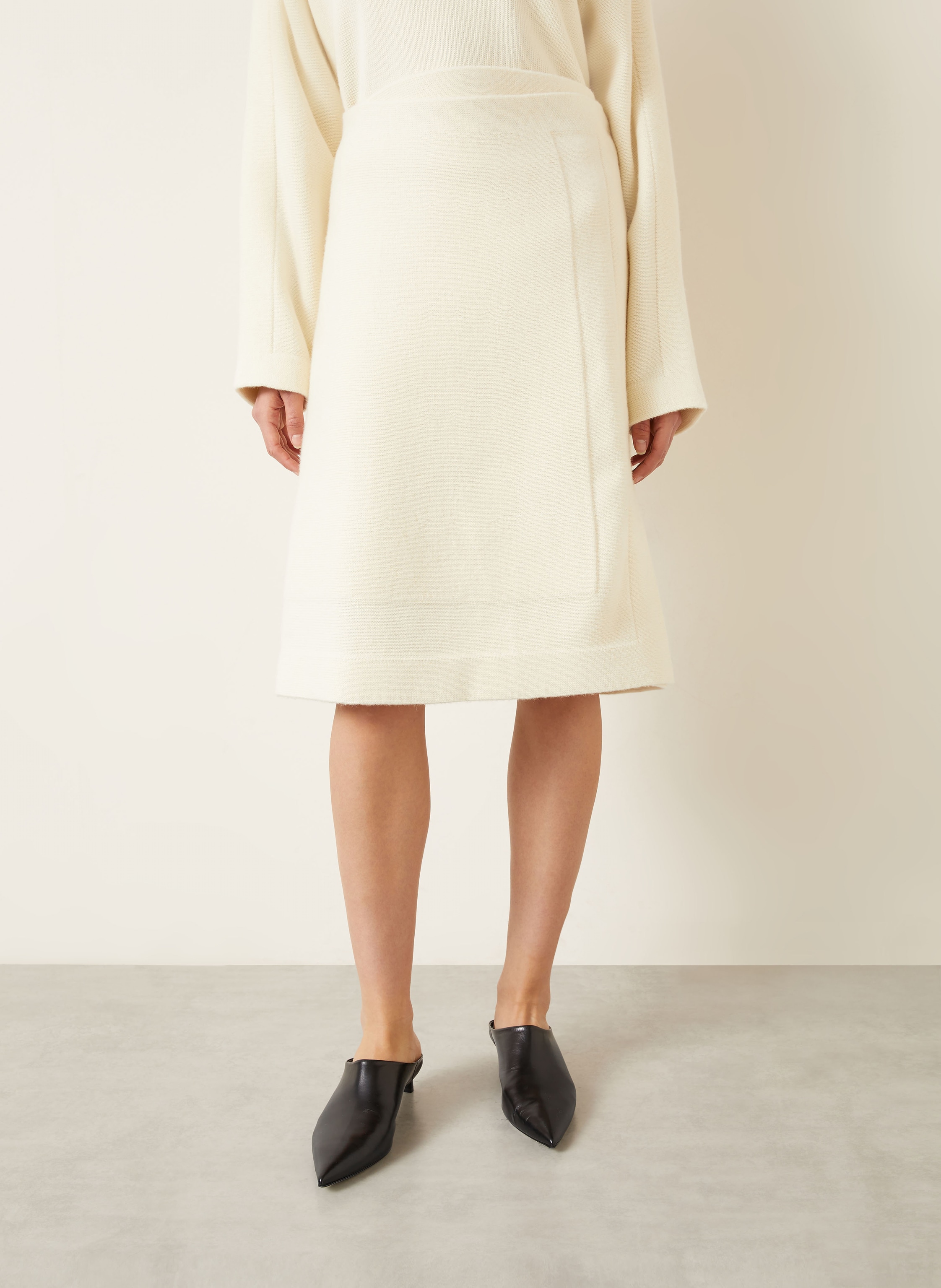 Thumbnail - Jil Sander Strickrock grau