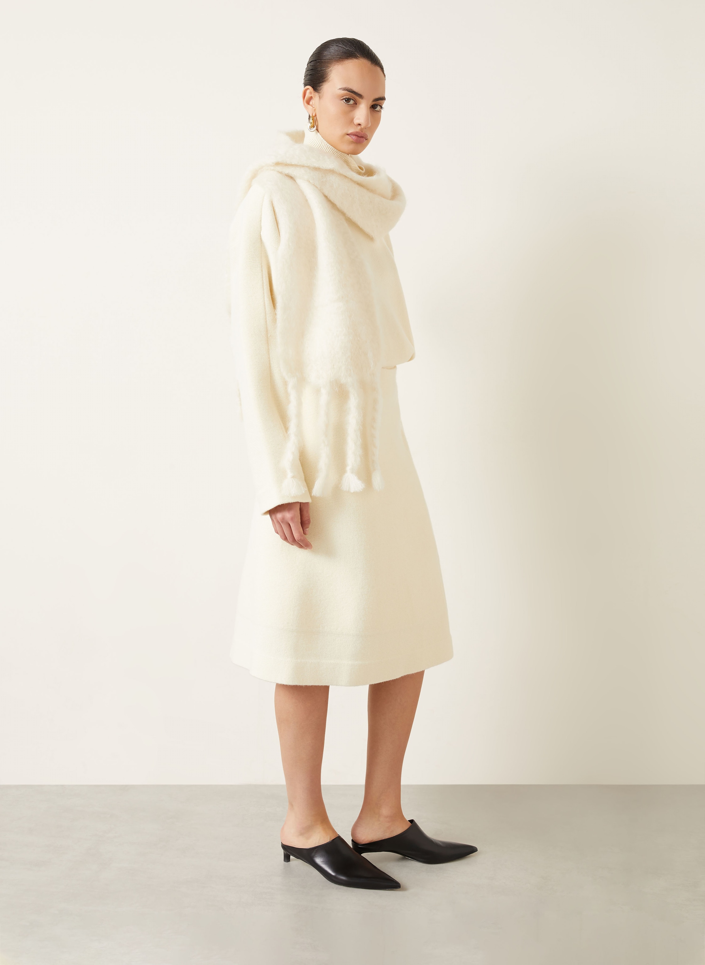 Thumbnail - Jil Sander Strickrock grau