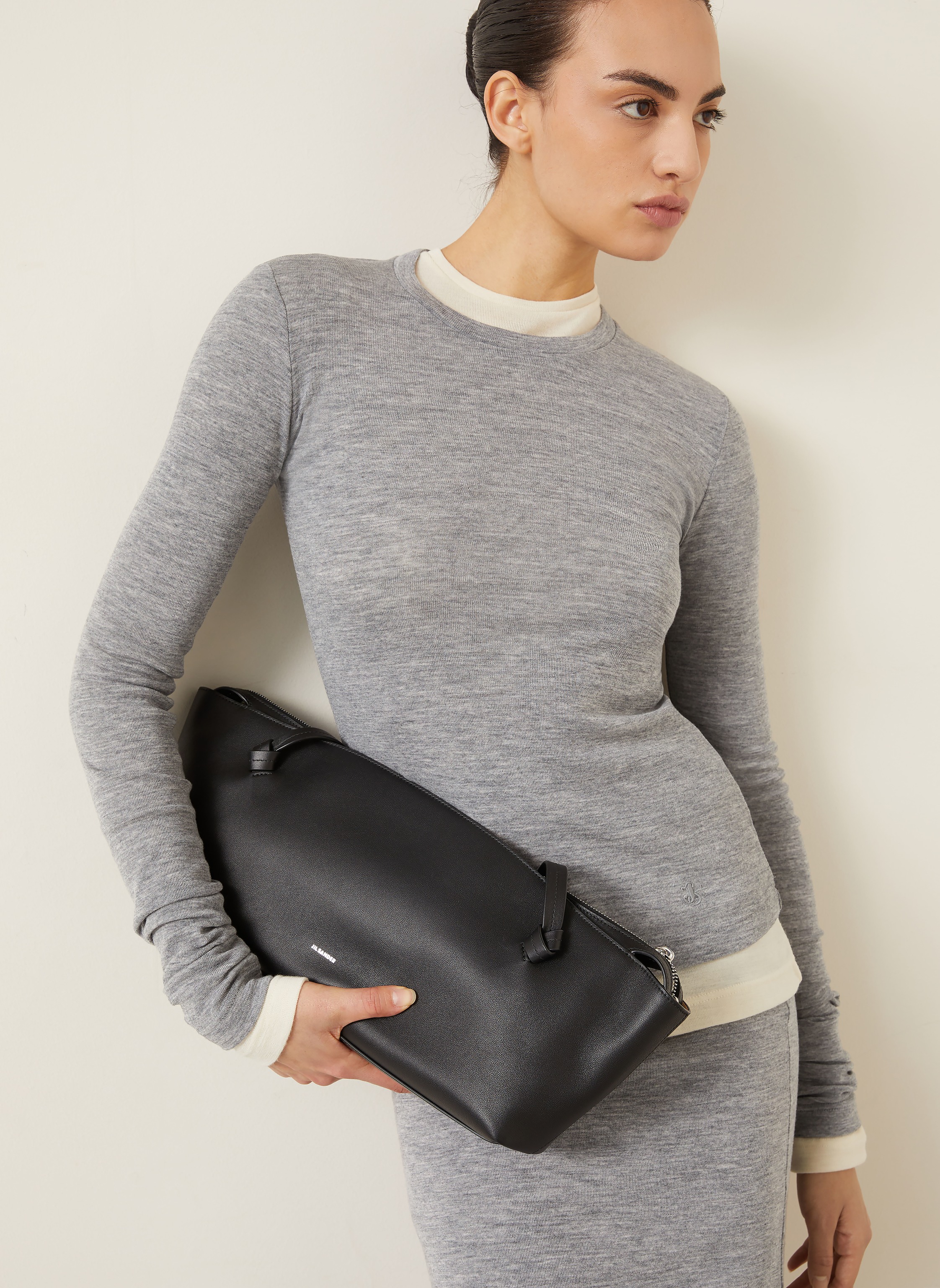 Thumbnail - Jil Sander 2er-Pack Longsleeves grau