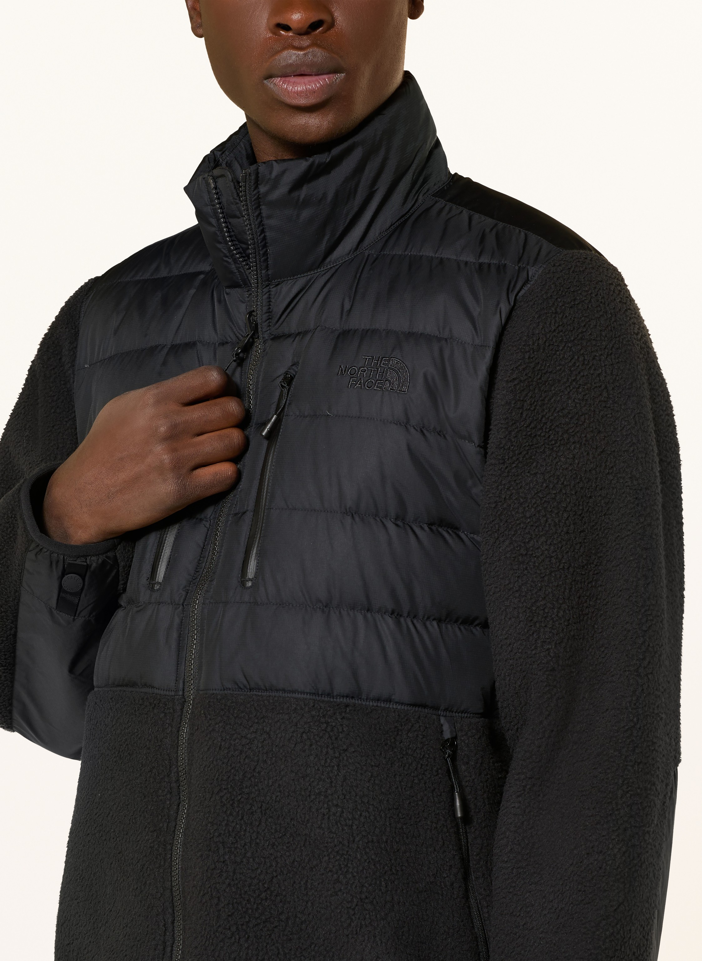 Thumbnail - The North Face Daunenjacke Rmst Denali Tek Im Materialmix schwarz