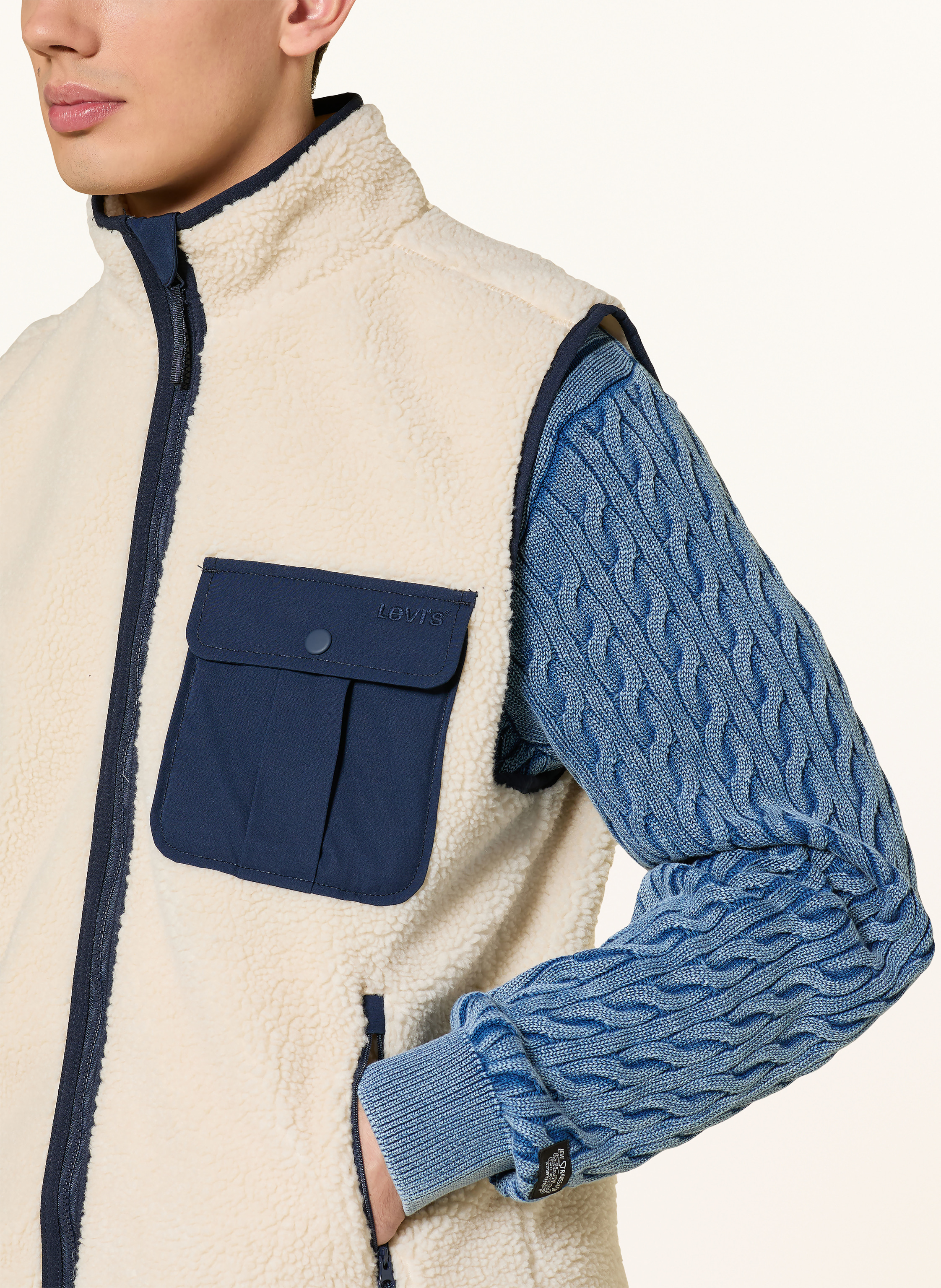 Thumbnail - Levi's® Teddyfell-Weste Joonie weiss