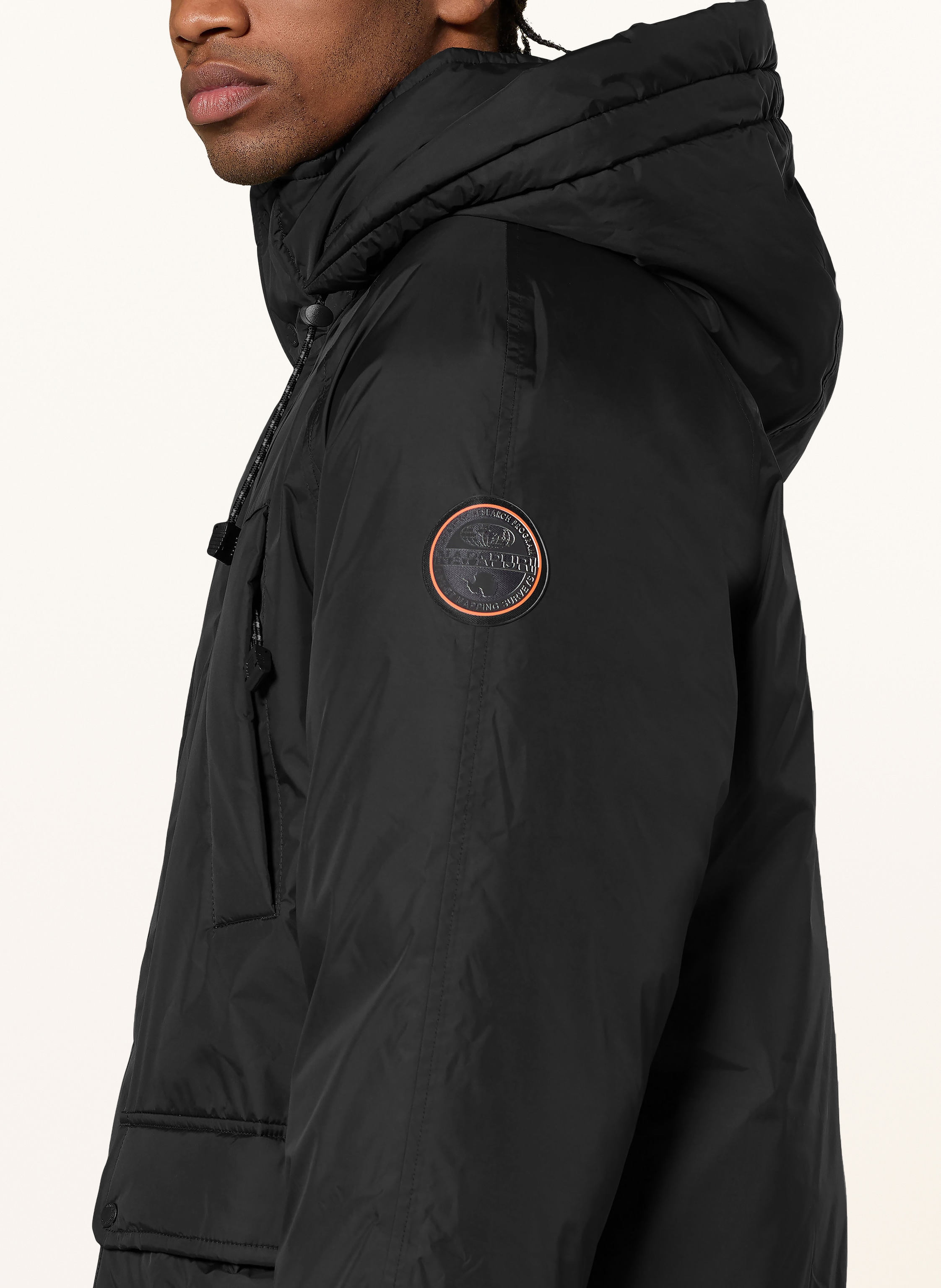 Thumbnail - Napapijri Parka A-Gail Zum Wenden Mit Abnehmbarer Kapuze schwarz